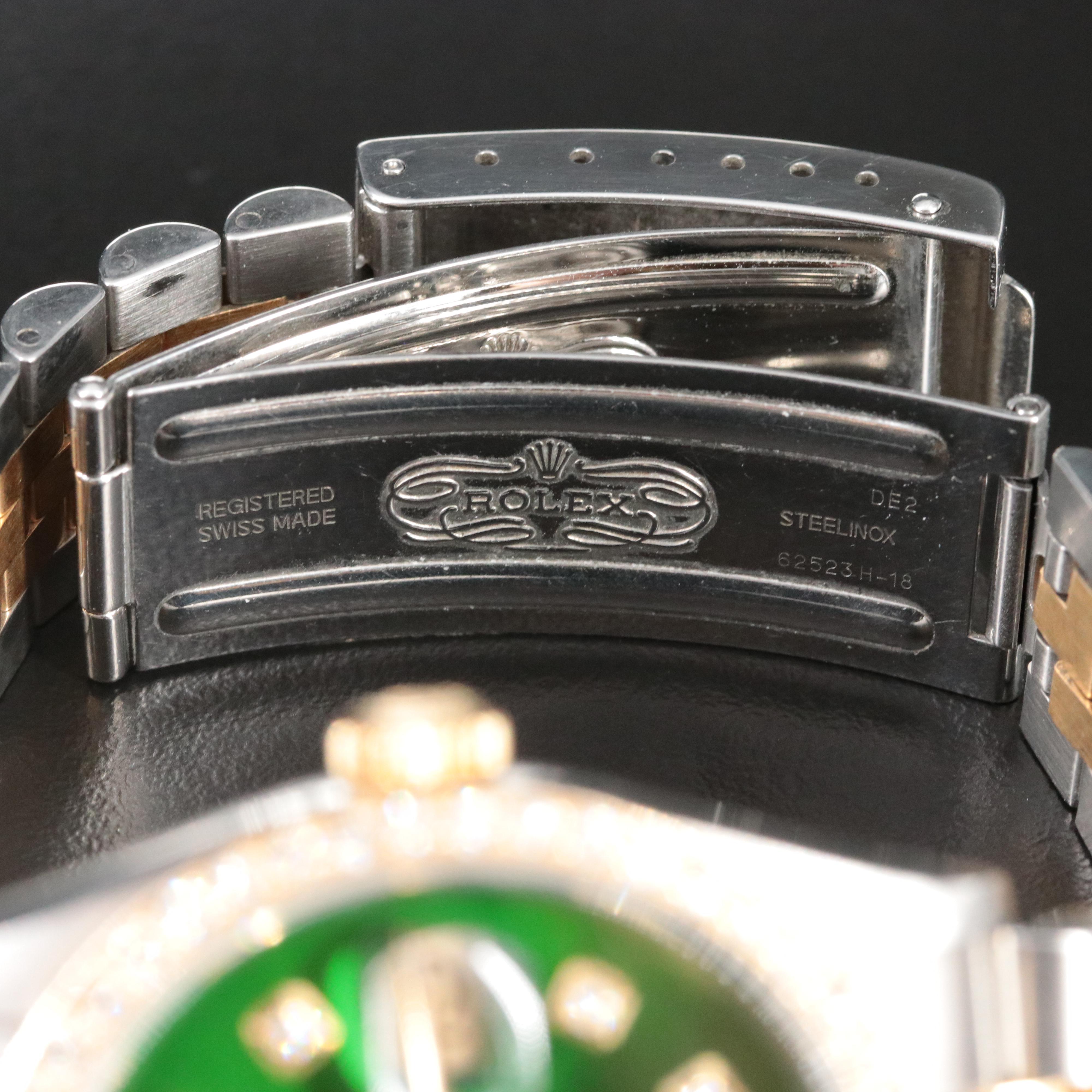 2000 Rolex Datejust 16233 Custom Diamond Watch