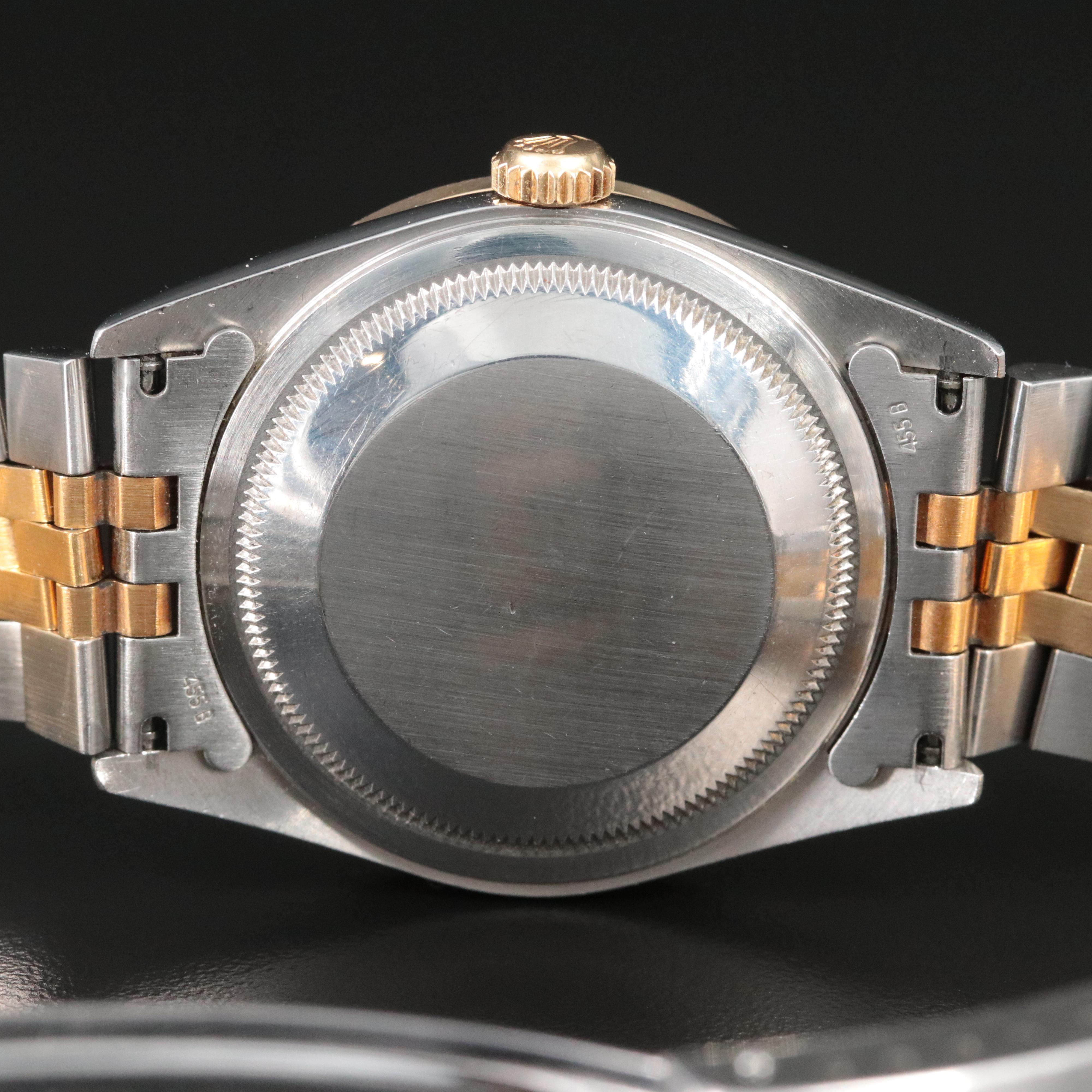 2000 Rolex Datejust 16233 Custom Diamond Watch