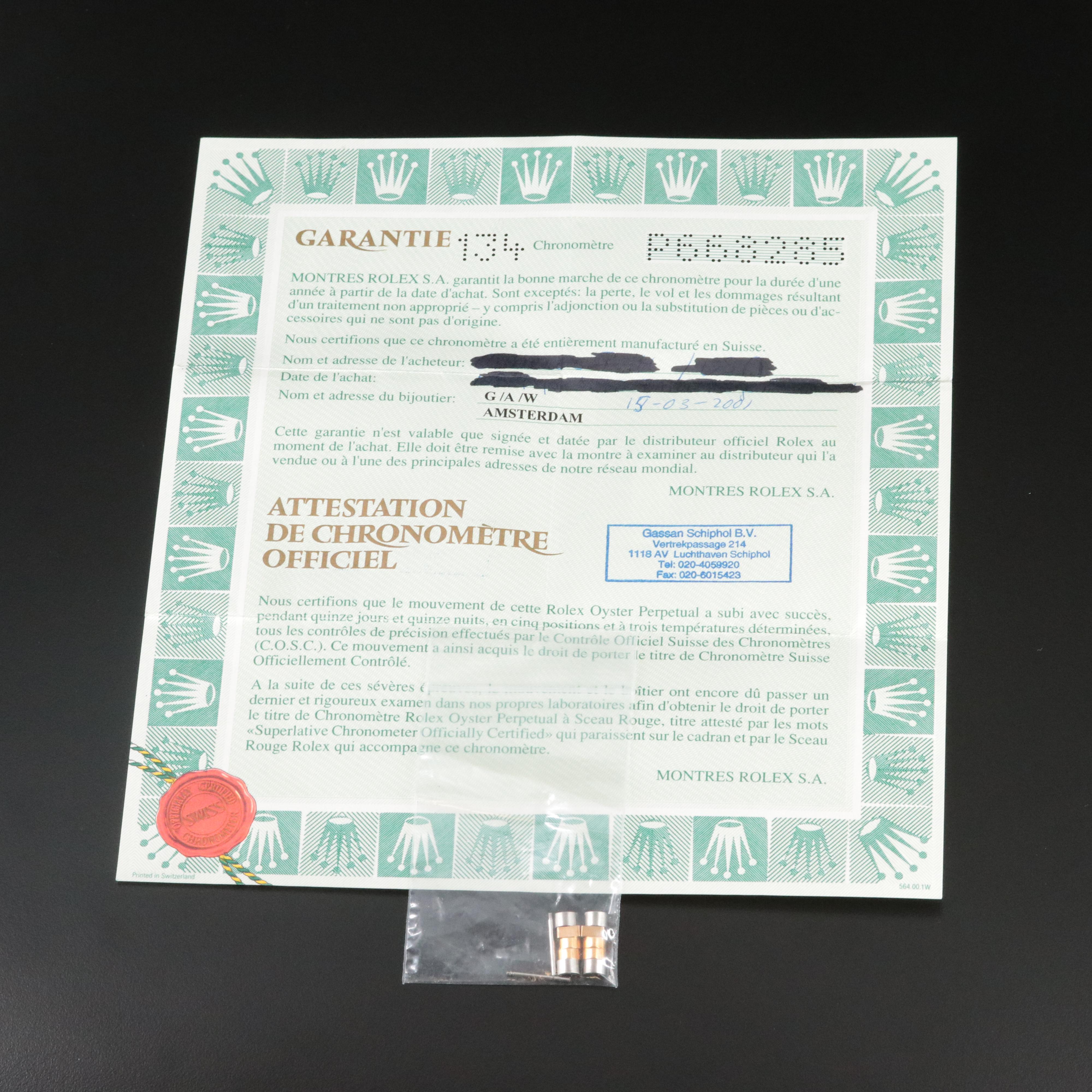 2000 Rolex Datejust 16233 Custom Diamond Watch