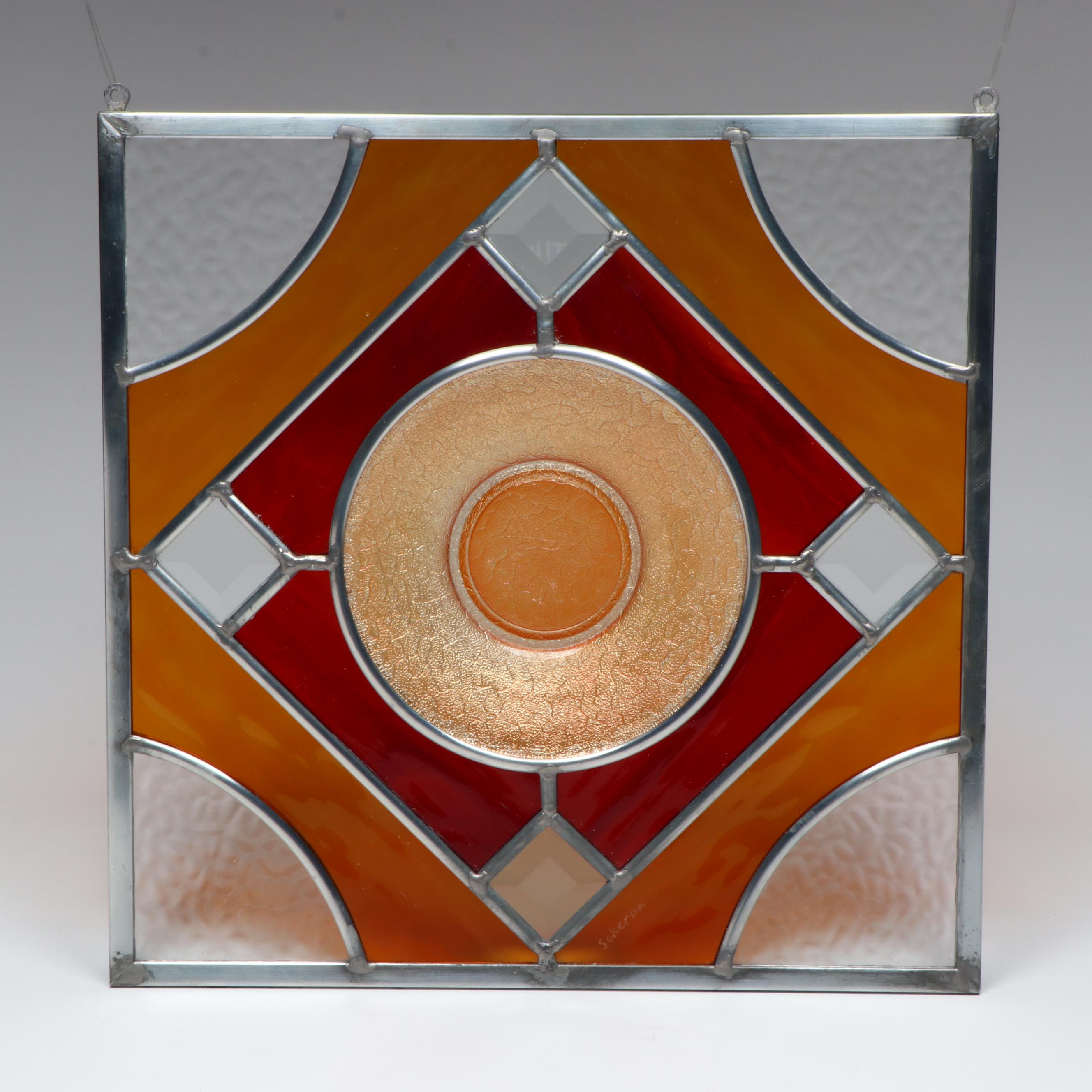 Sekerak Stained Glass Square Panel