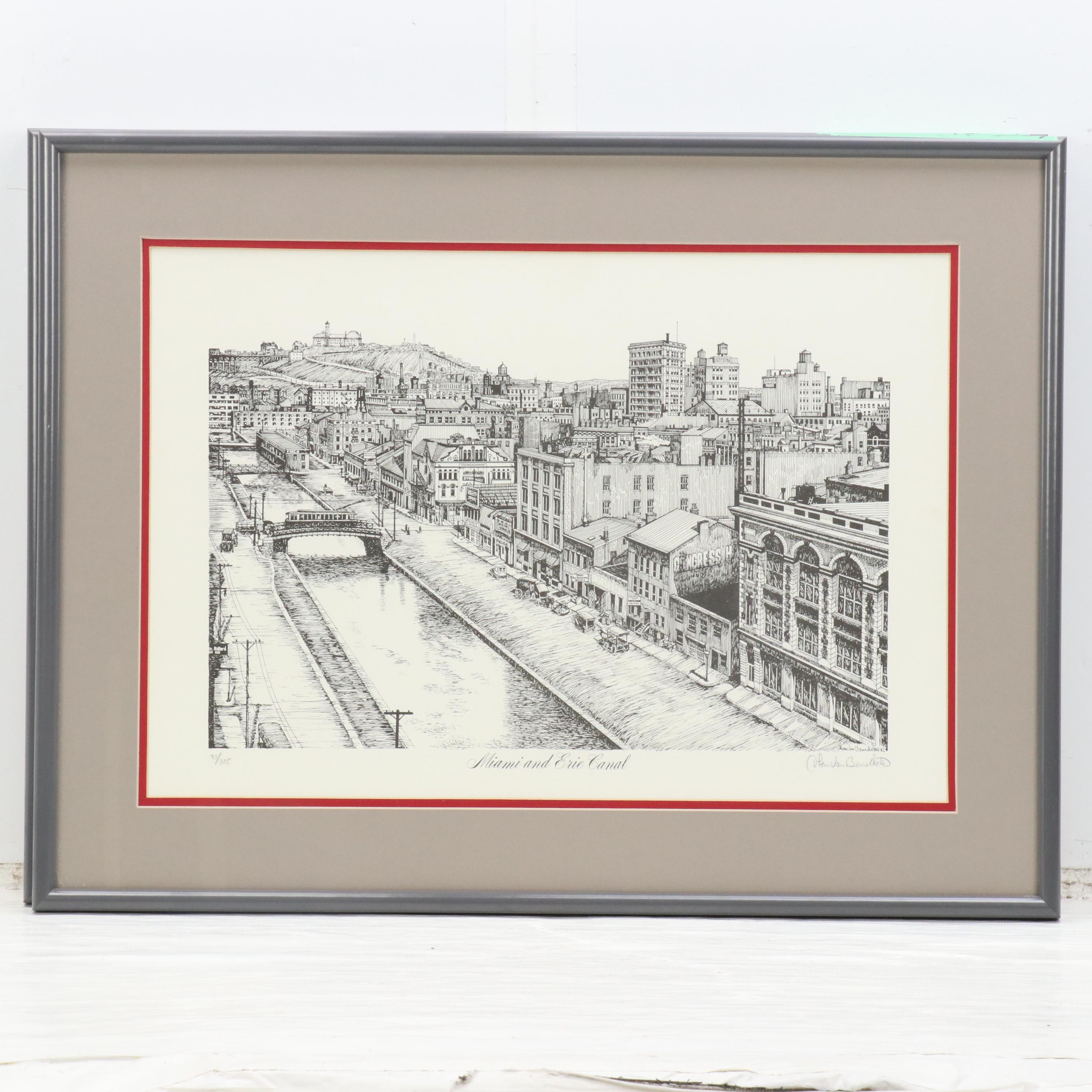 Thom Van Benschoten Lithographs of Cincinnati