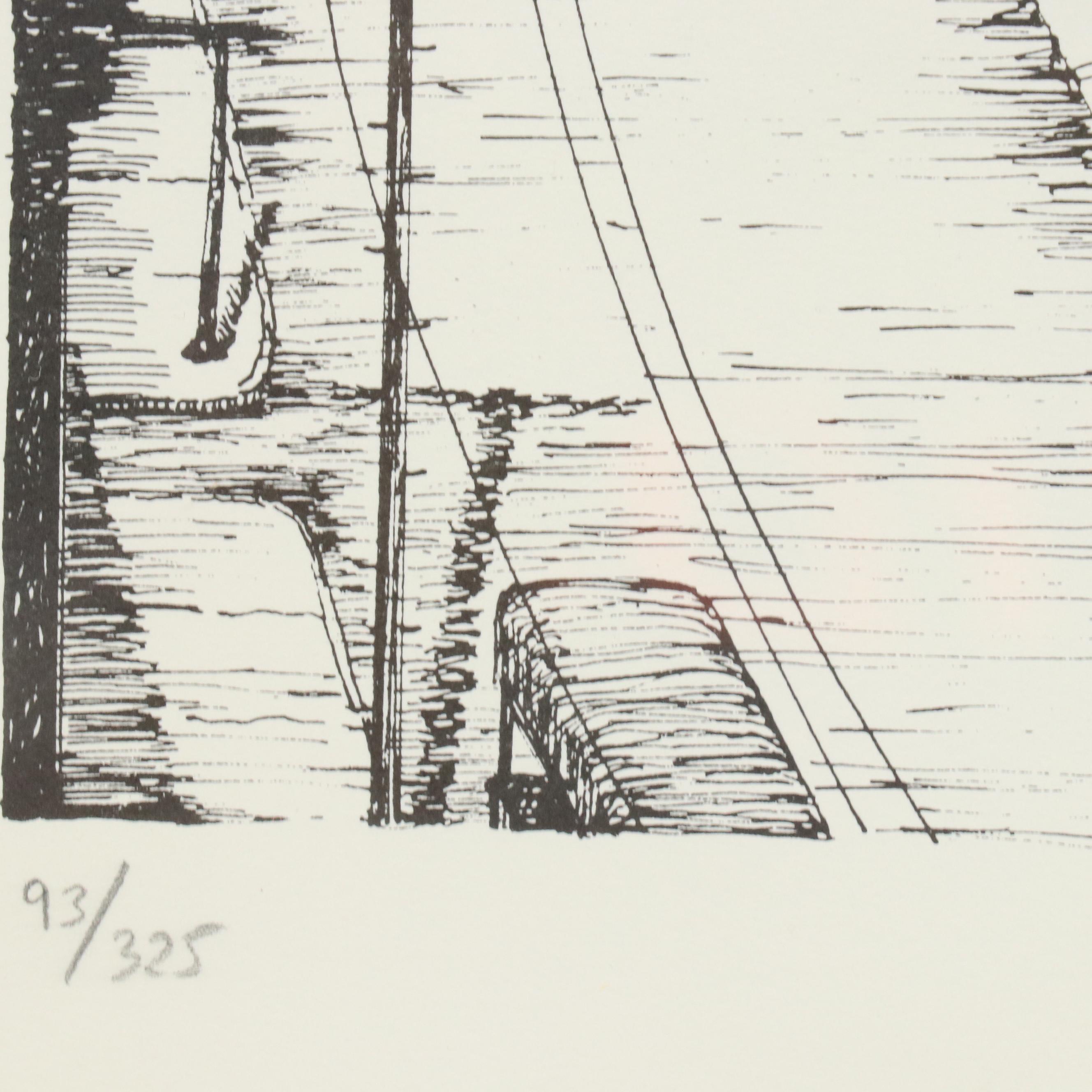 Thom Van Benschoten Lithographs of Cincinnati