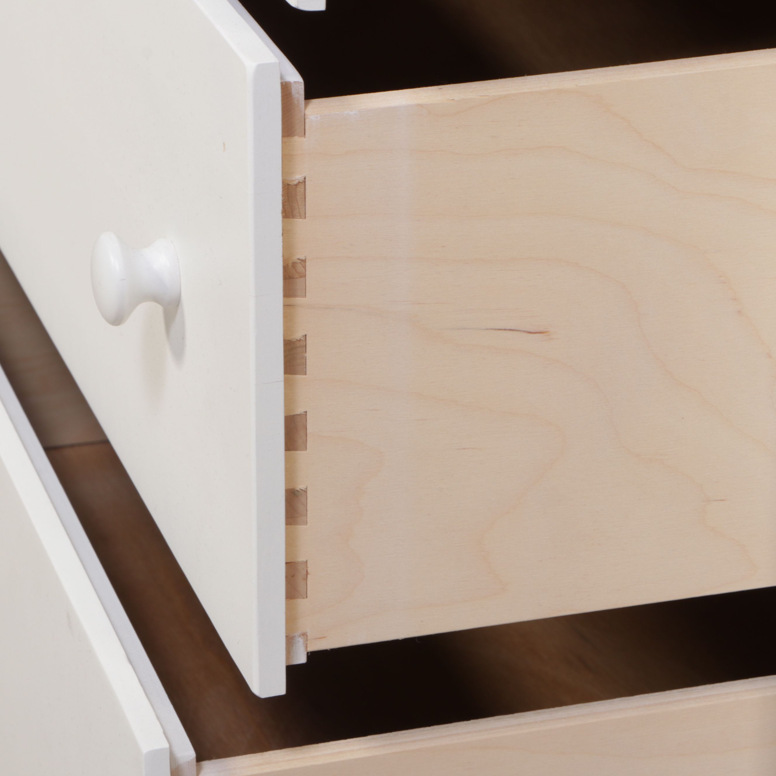 Stanley Furniture Contemporary White-Painted Wood Dresser