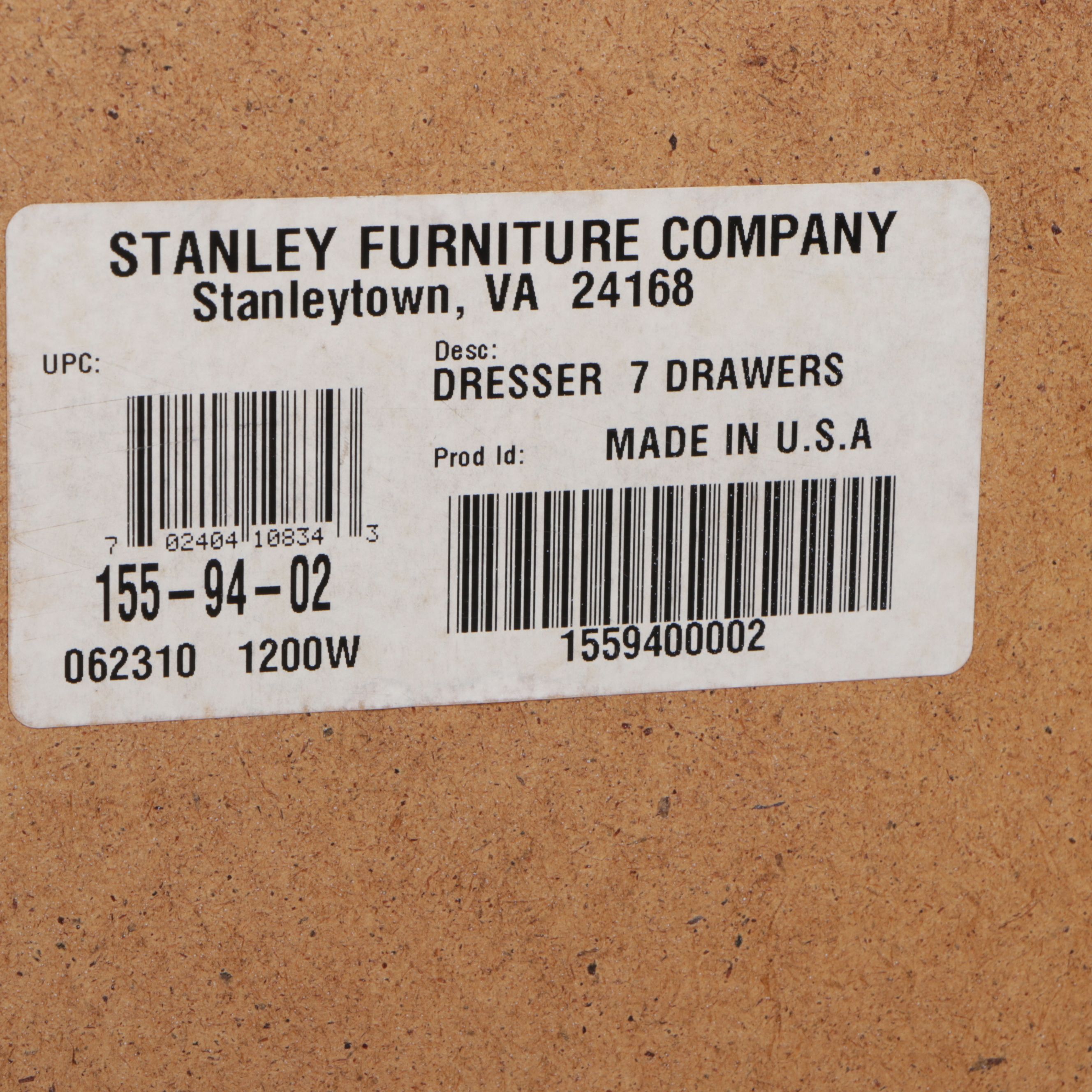 Stanley Furniture Contemporary White-Painted Wood Dresser