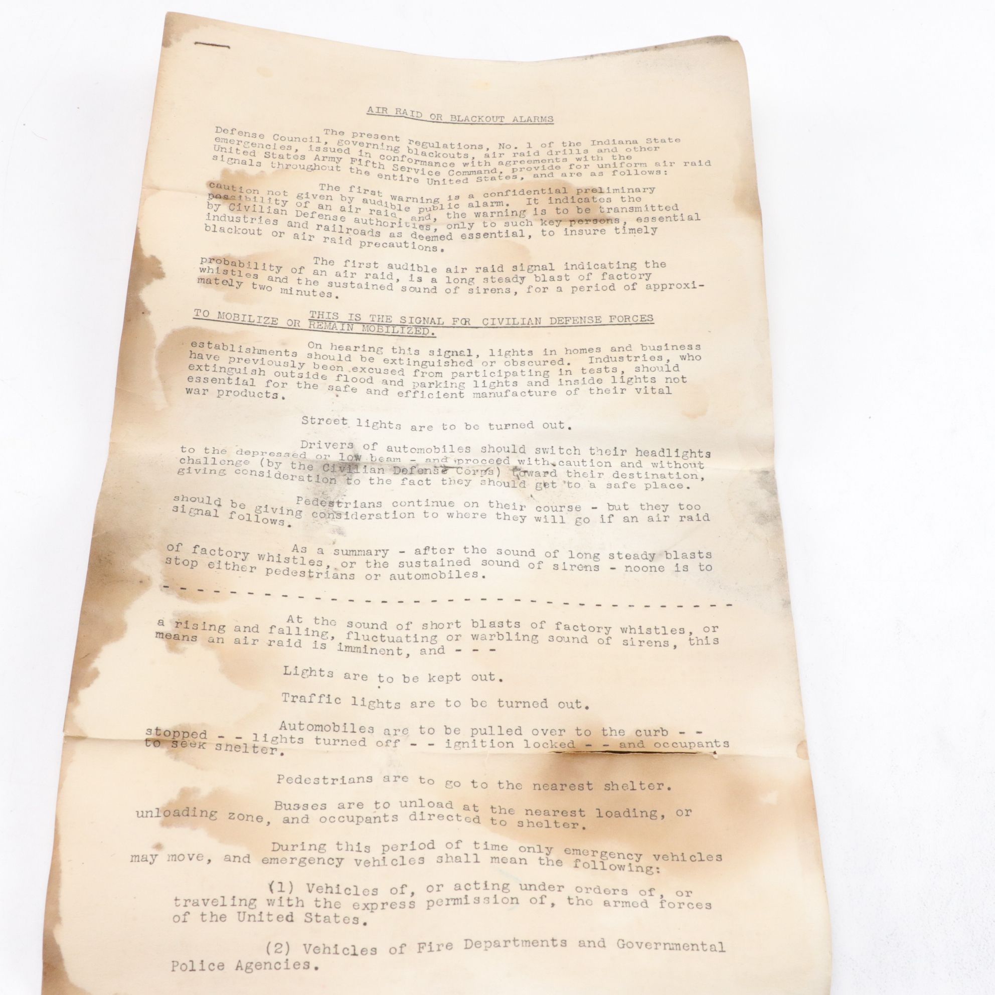 WW2 Era Civil Defense Helmet, Auto Accident First Aid Kit & More