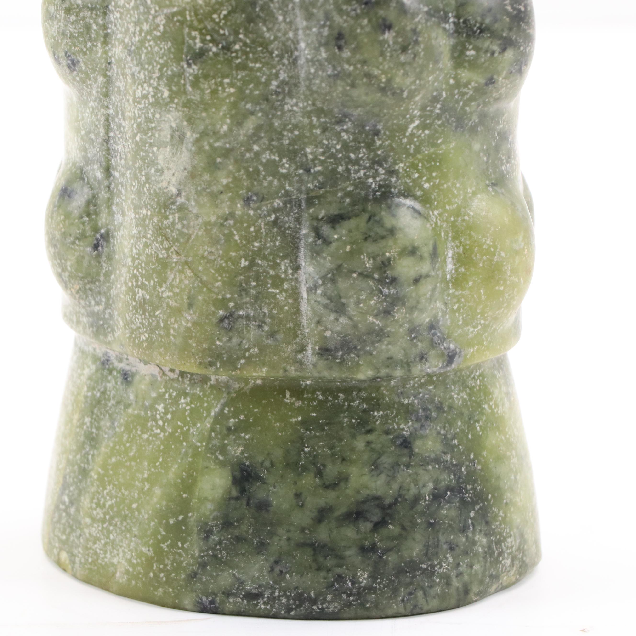 Chinese Carved Serpentine Hongshan Culture Replica Cong