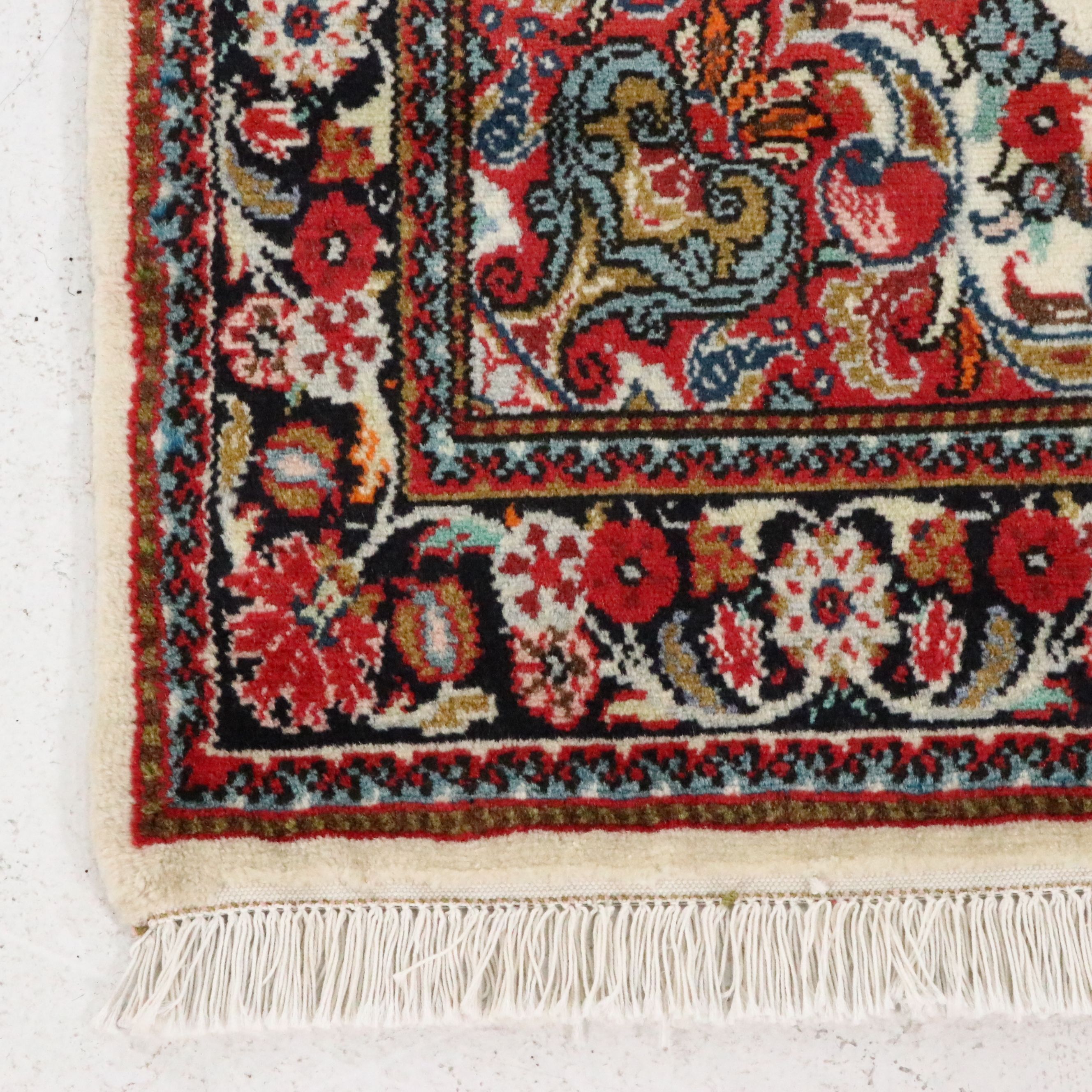 3'4 x 5'5 Hand-Knotted Persian Hamadan Area Rug