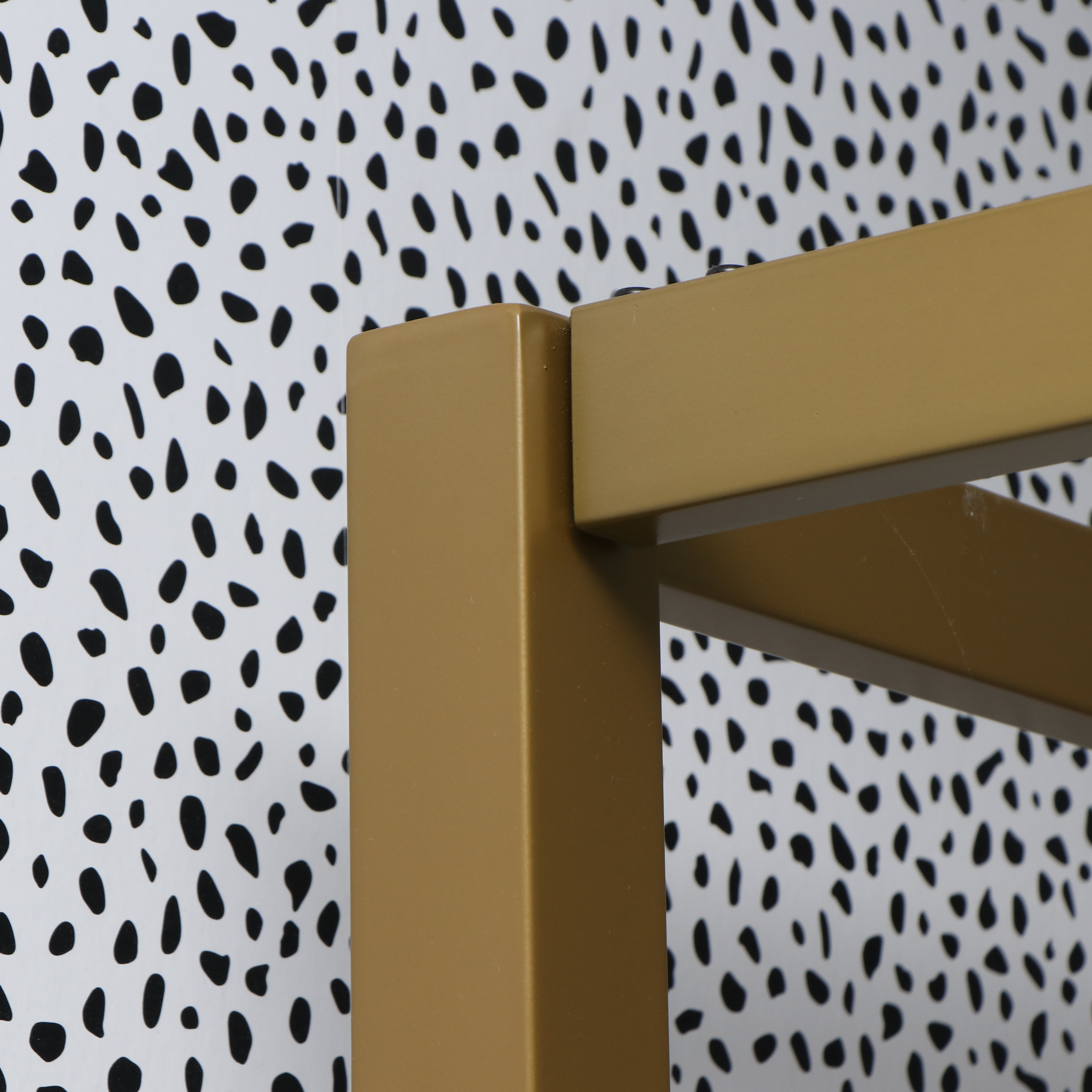 Hollywood Regency Style Metal Canopy Queen Bed Frame