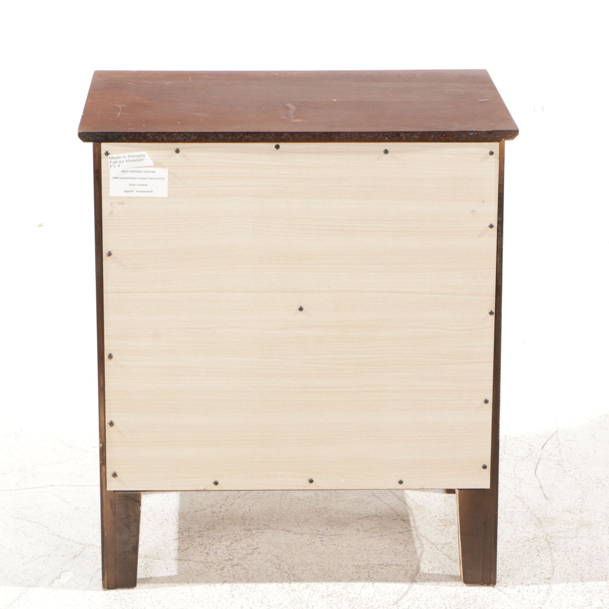 Mieco Mahogany Nightstand, 21st Century