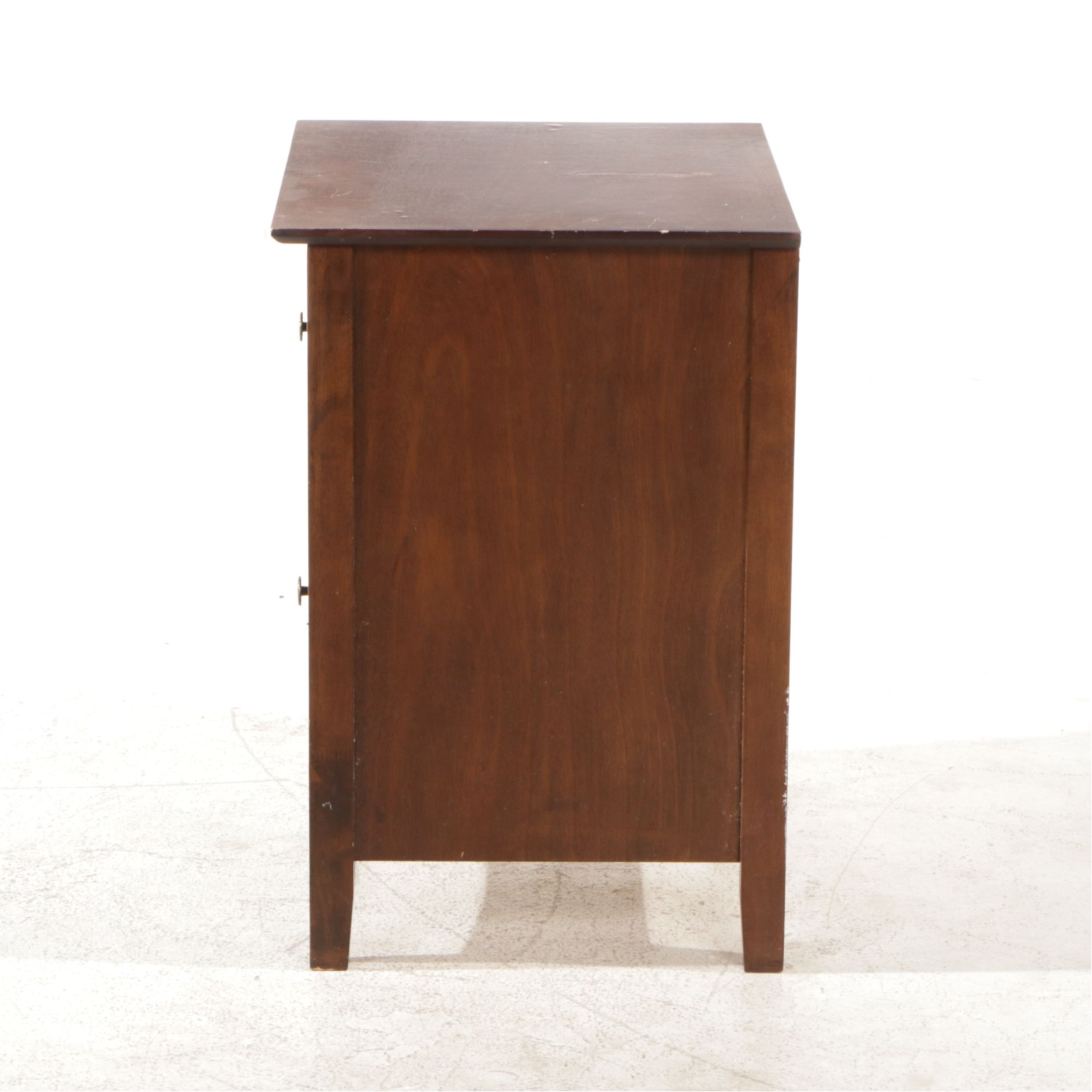 Mieco Mahogany Nightstand, 21st Century