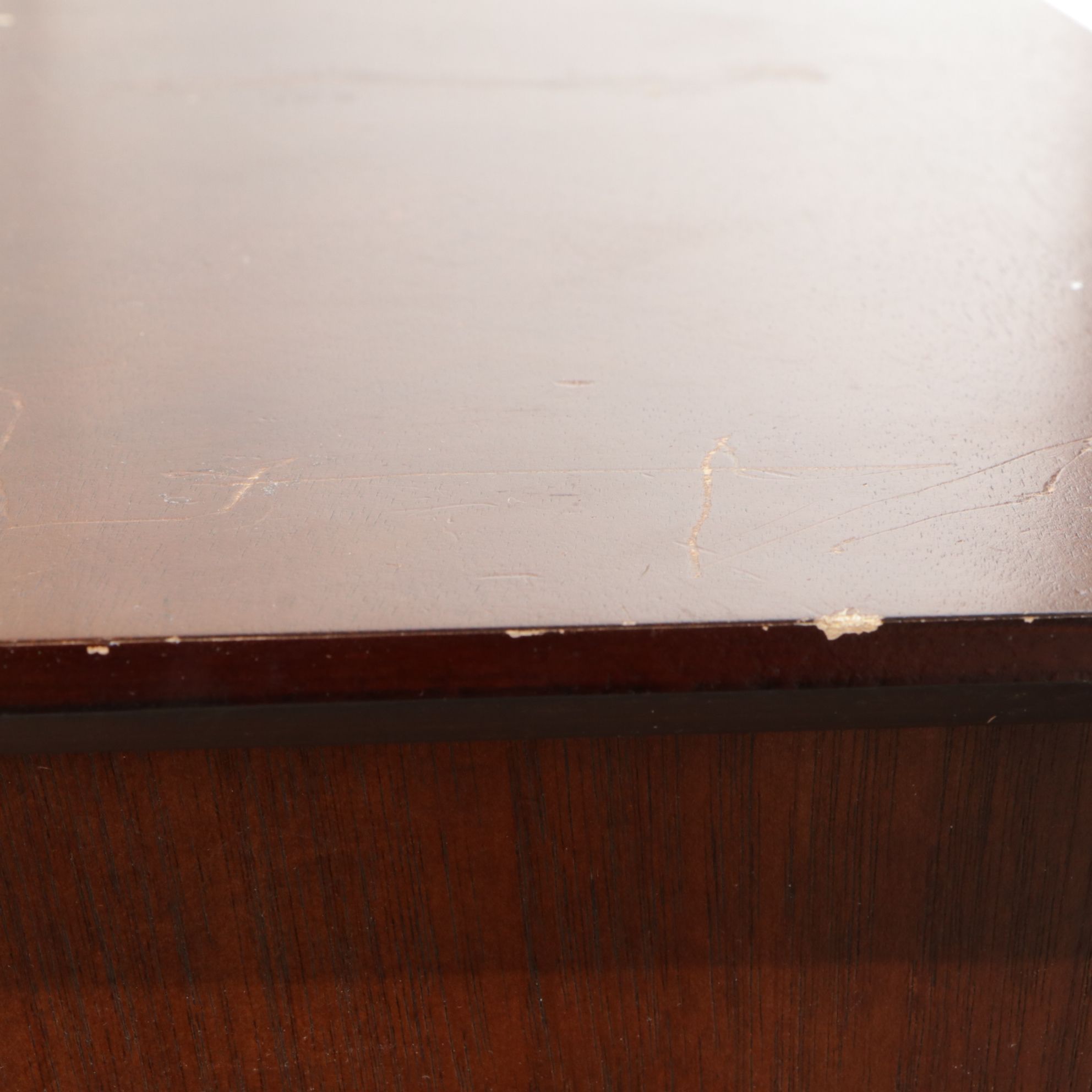 Mieco Mahogany Nightstand, 21st Century