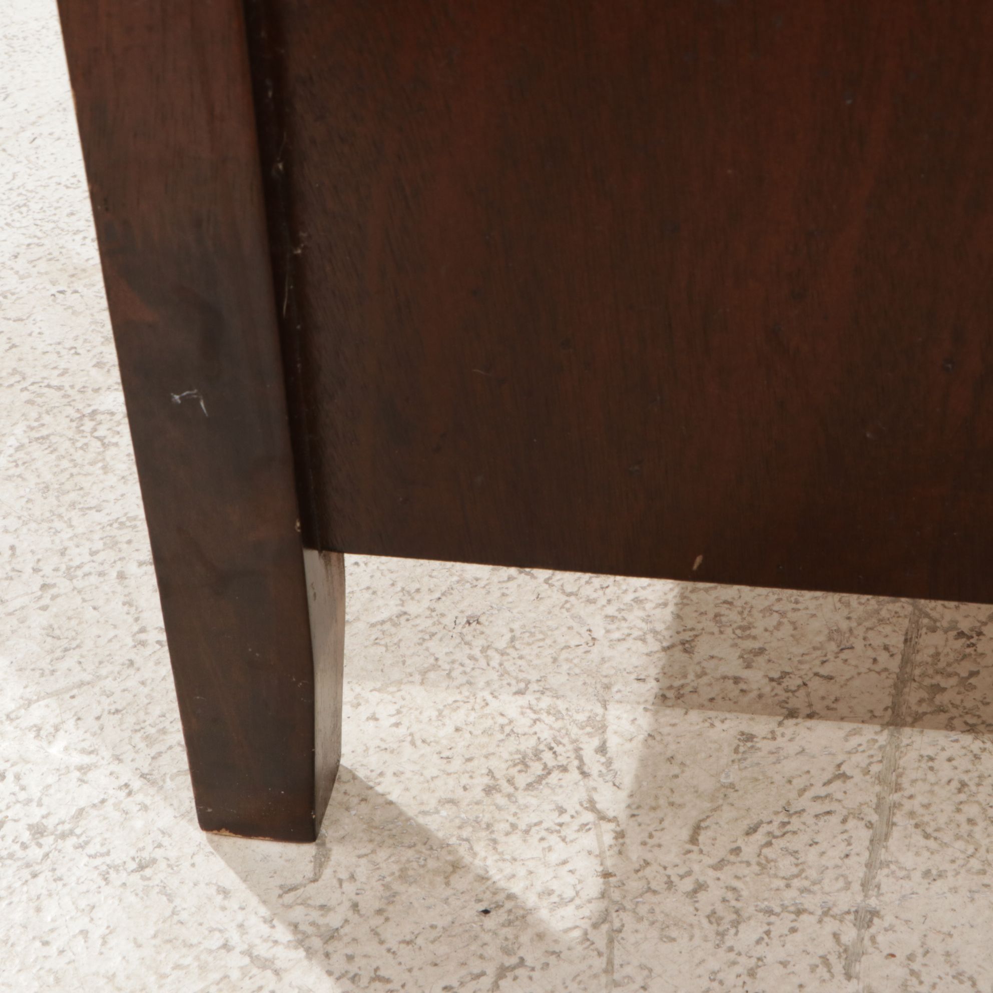 Mieco Mahogany Nightstand, 21st Century