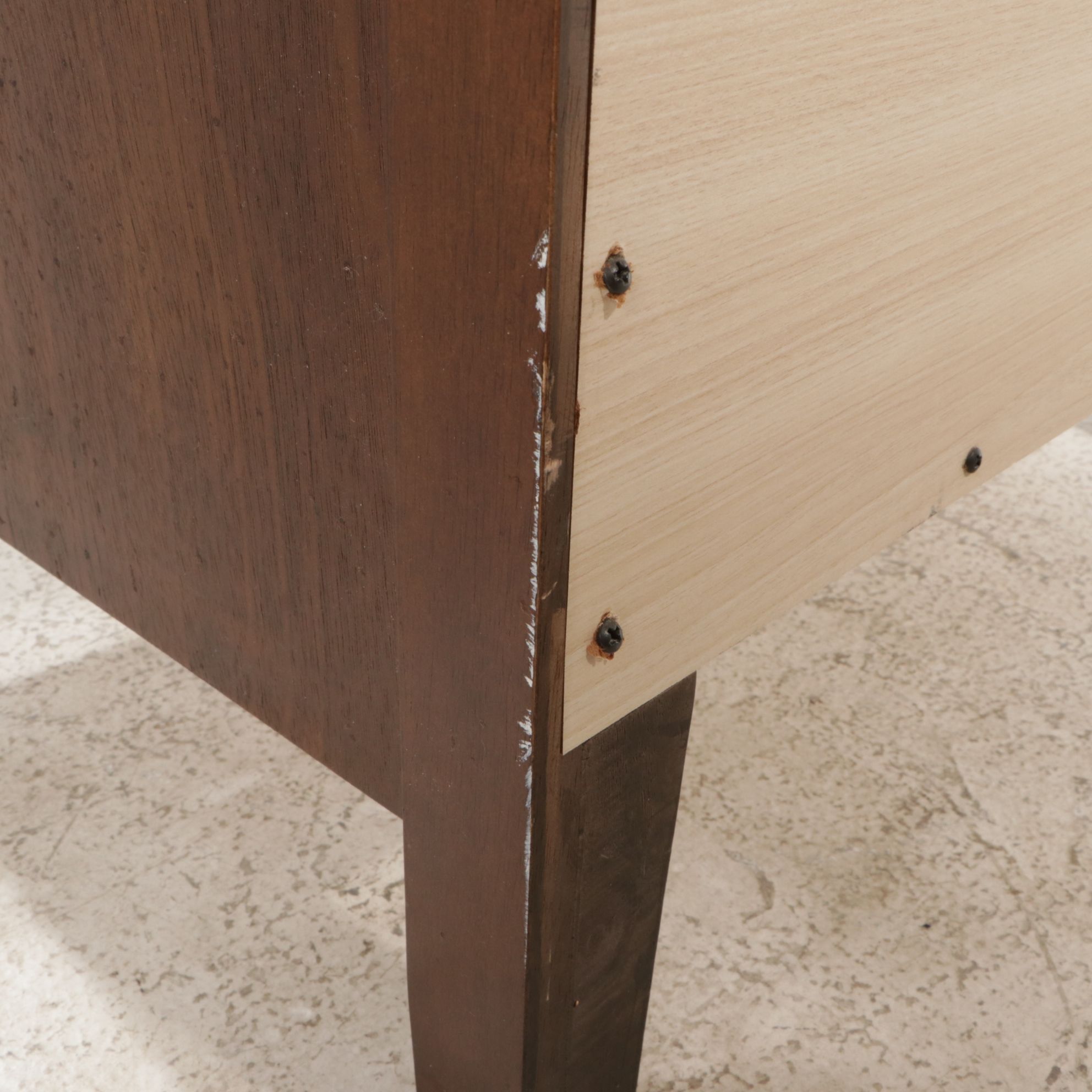 Mieco Mahogany Nightstand, 21st Century