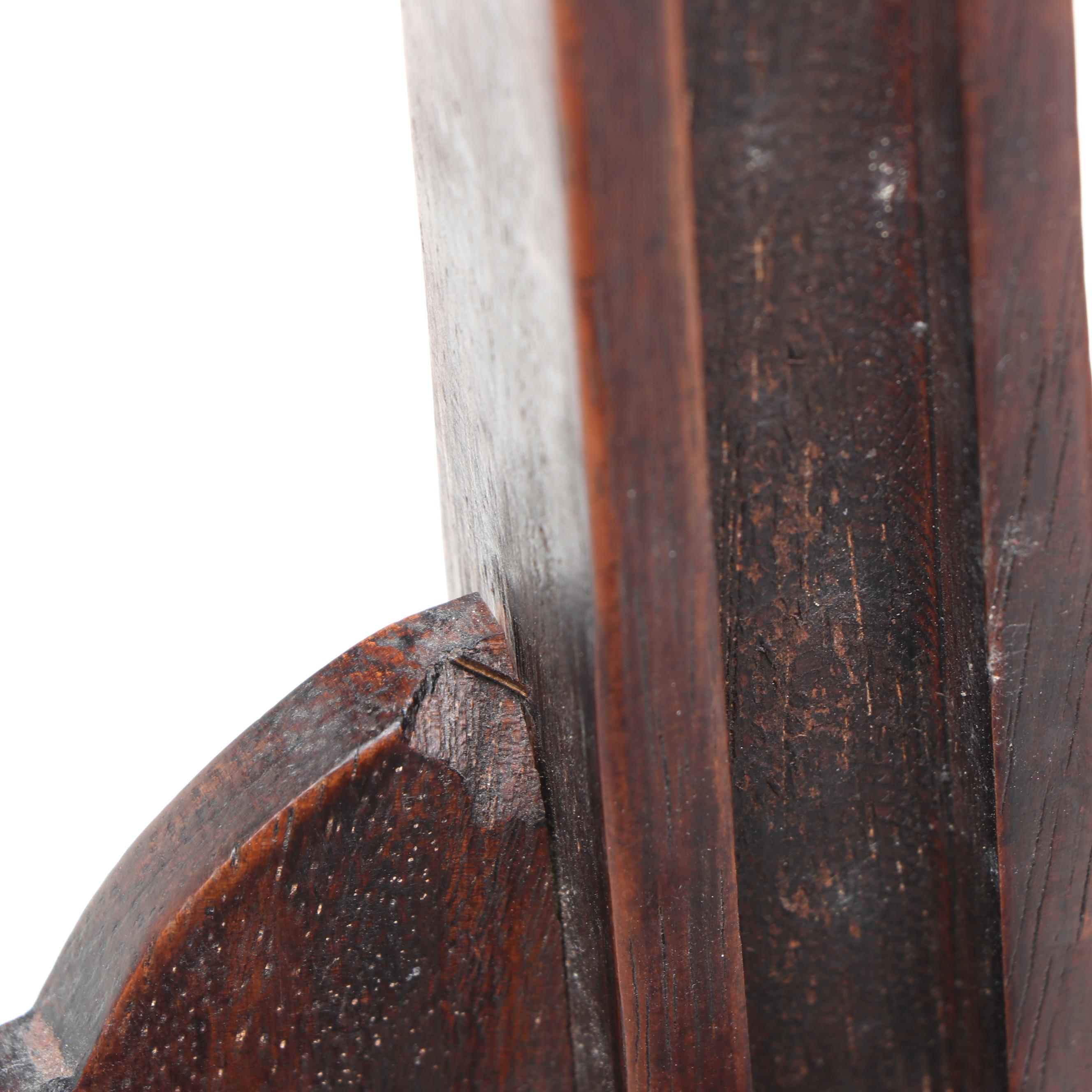 Chinese Carved Wood Table Screen