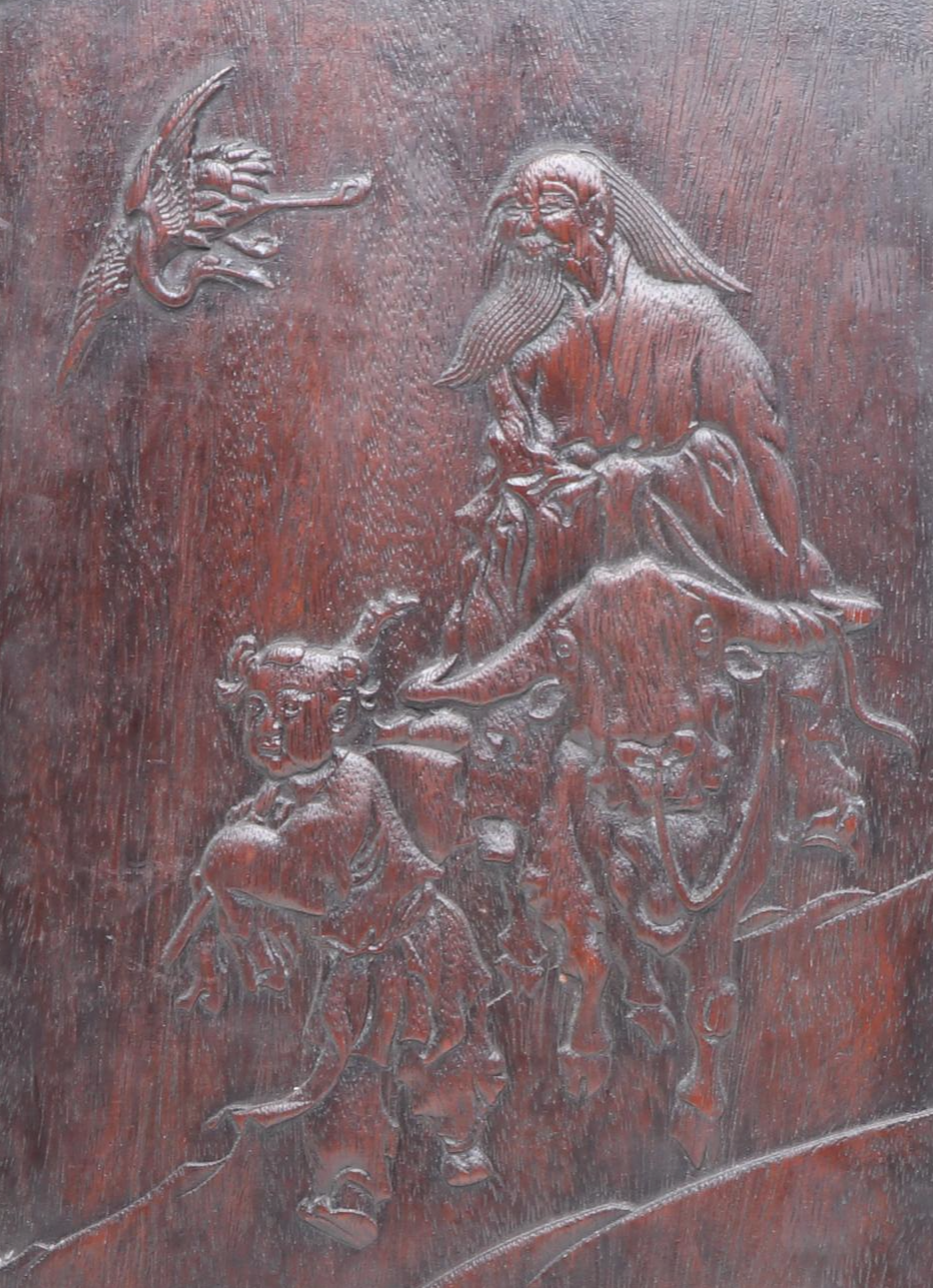 Chinese Carved Wood Table Screen