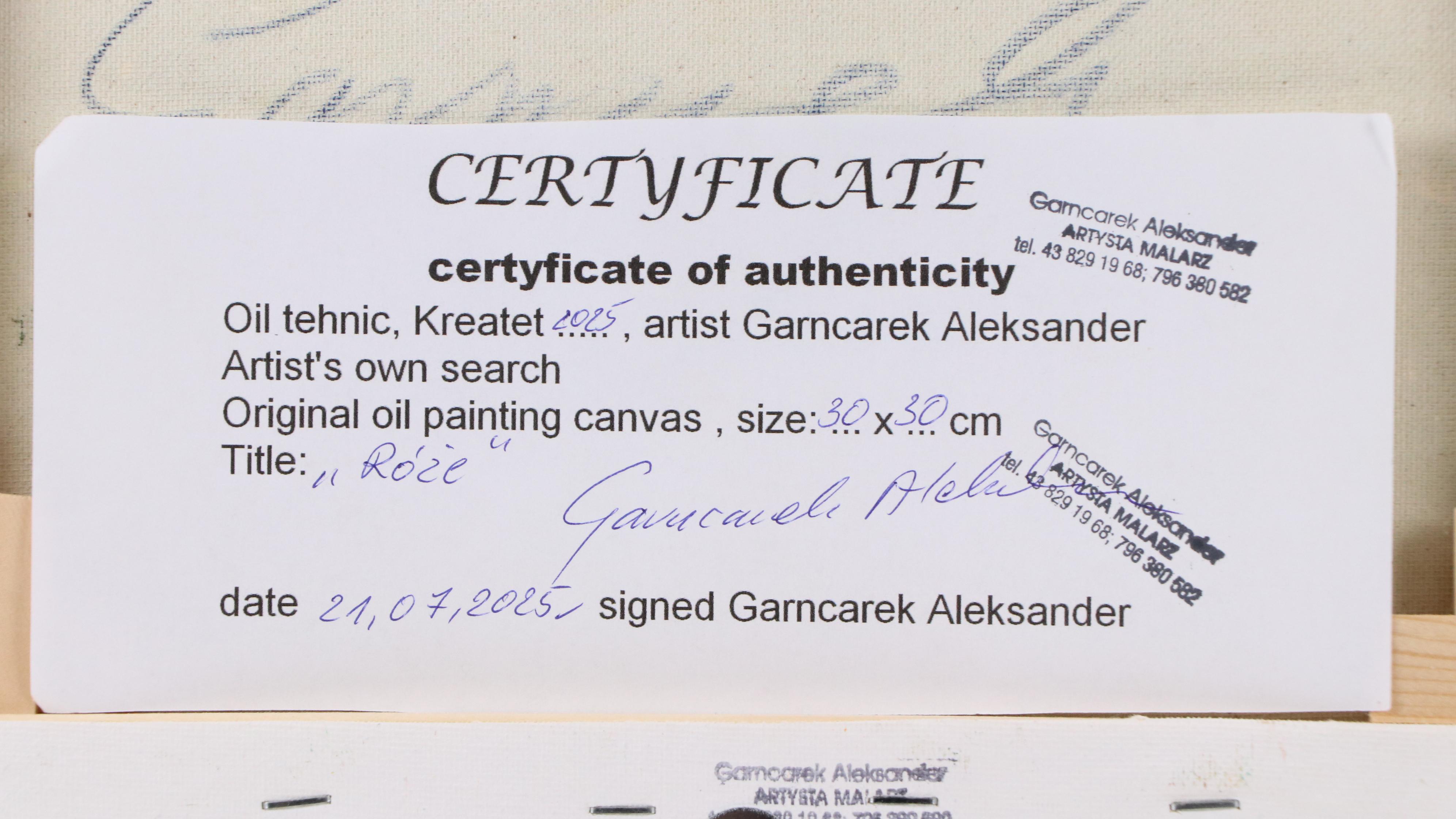 Garncarek Aleksander Floral Landscape Oil Painting, 2025