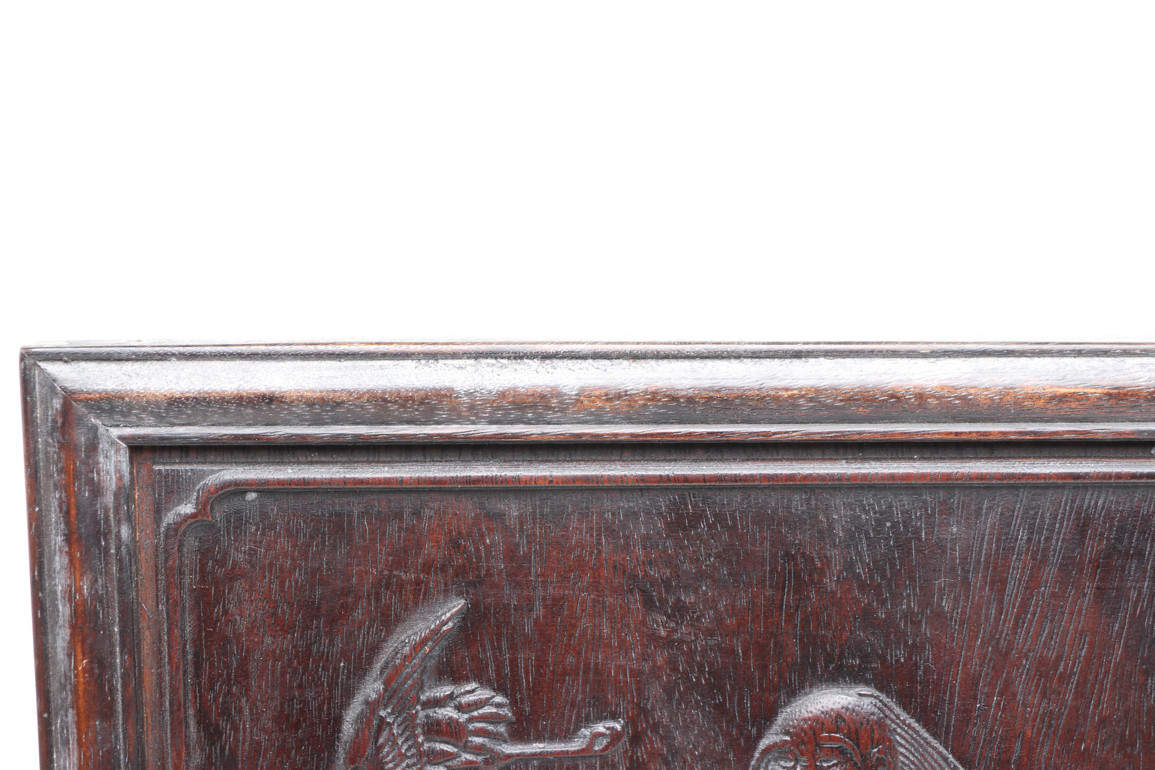 Chinese Carved Wood Table Screen