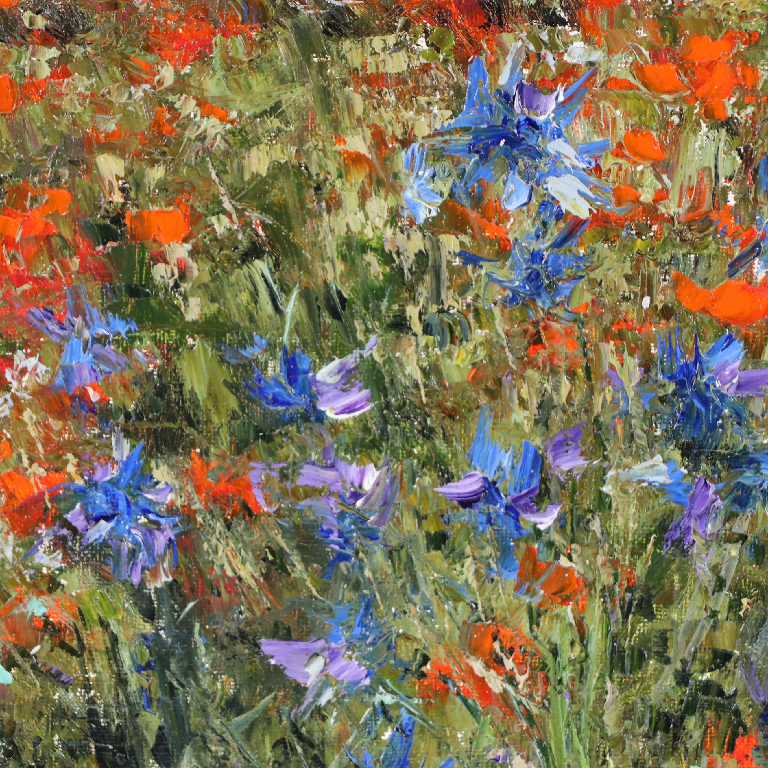 Garncarek Aleksander Floral Landscape Oil Painting, 2025