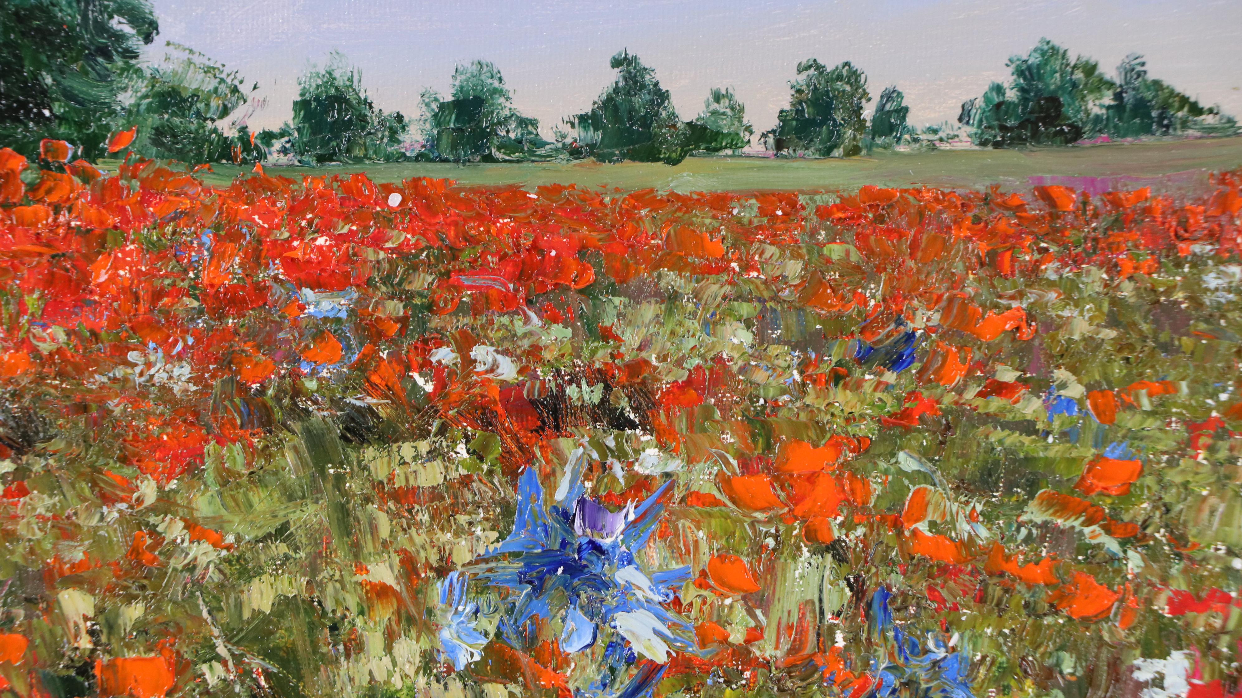 Garncarek Aleksander Floral Landscape Oil Painting, 2025