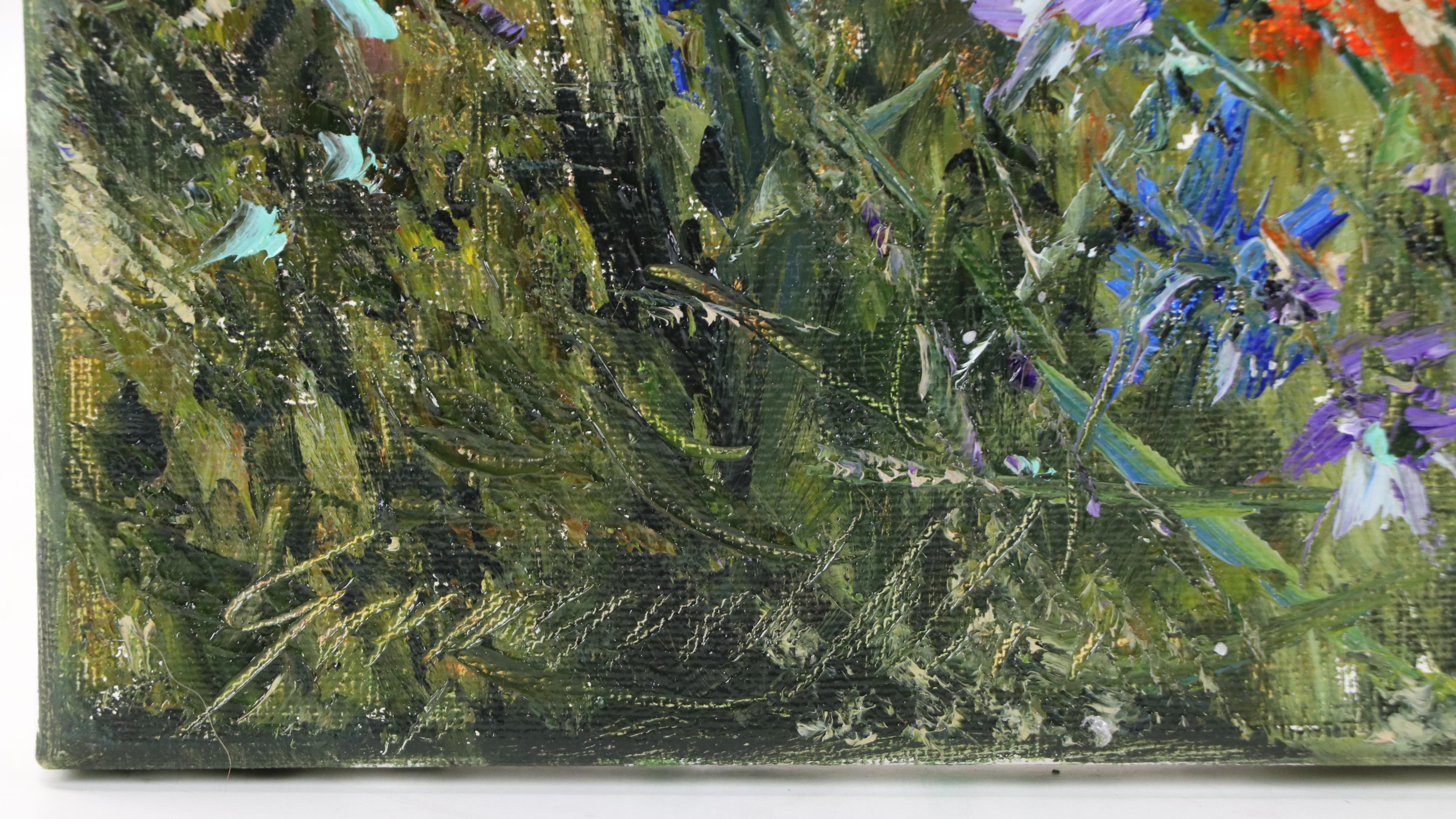 Garncarek Aleksander Floral Landscape Oil Painting, 2025