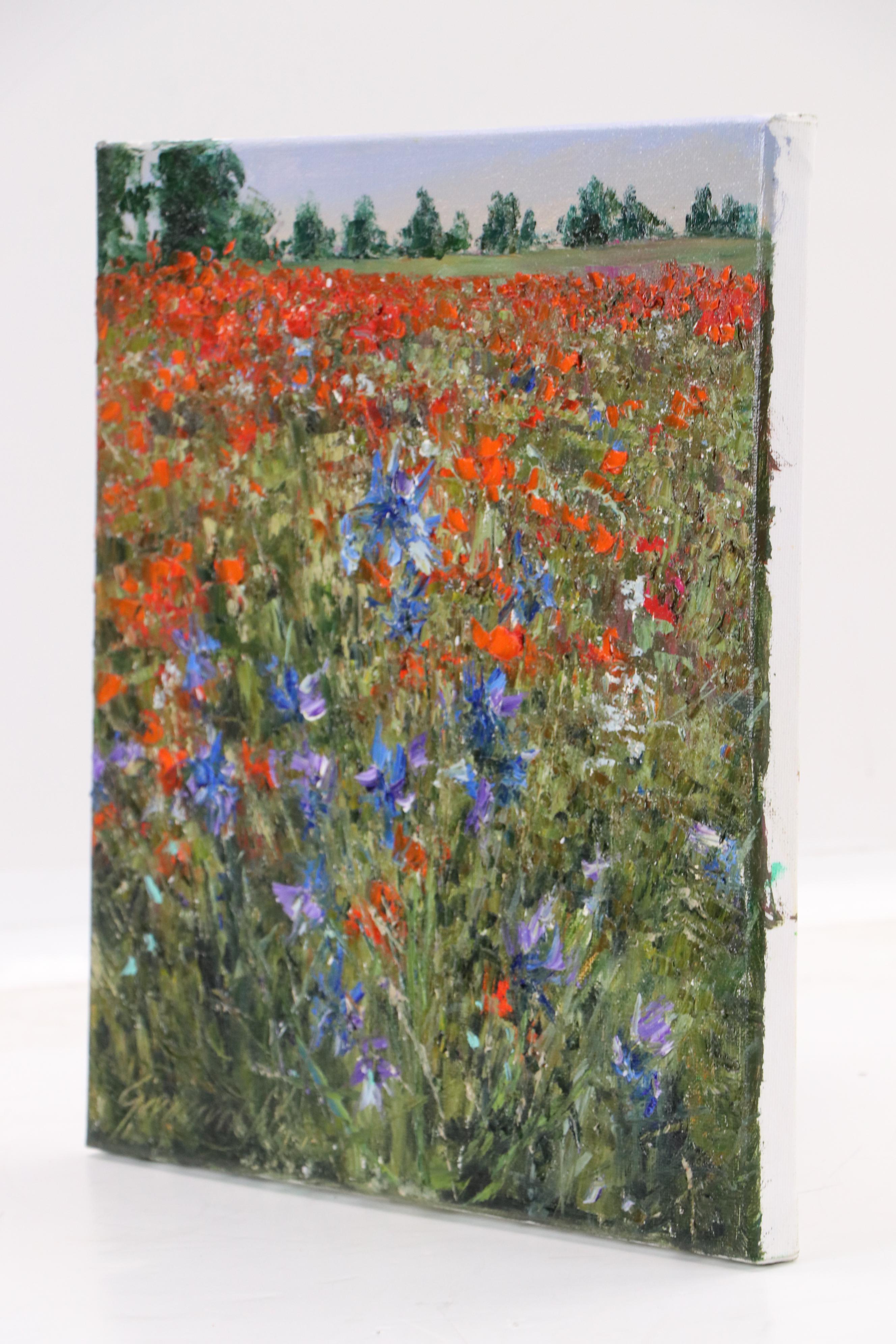 Garncarek Aleksander Floral Landscape Oil Painting, 2025