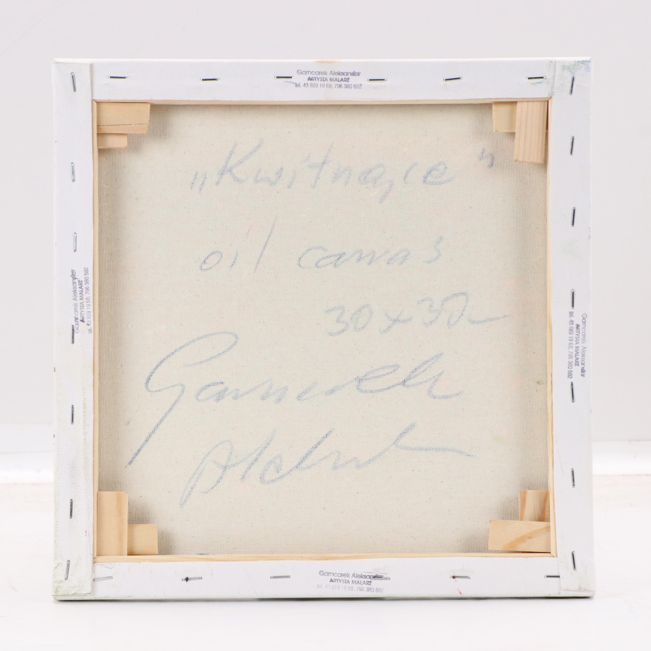 Garncarek Aleksander Floral Landscape Oil Painting, 2025