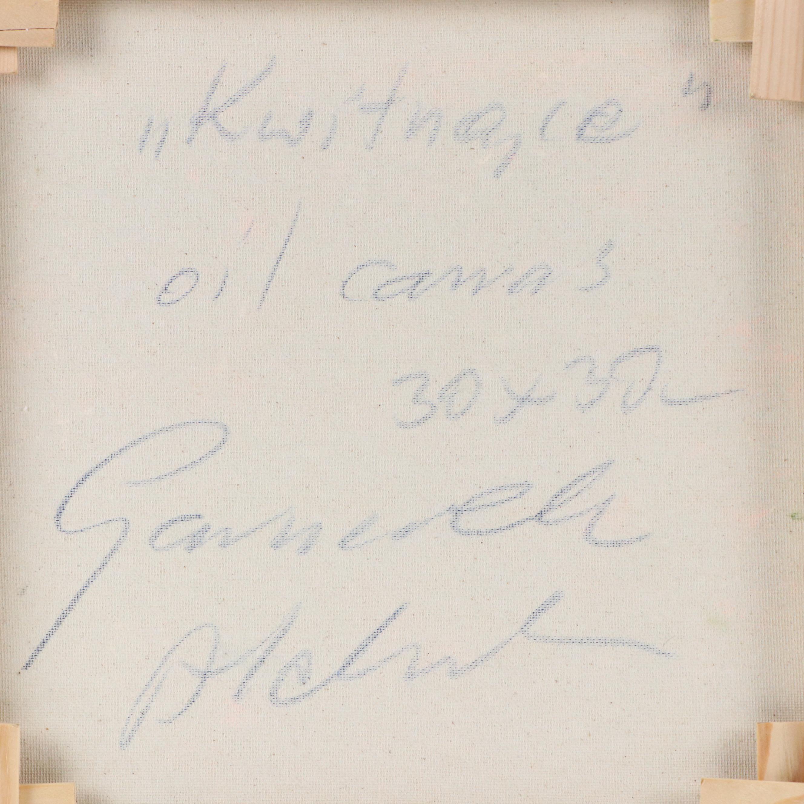 Garncarek Aleksander Floral Landscape Oil Painting, 2025