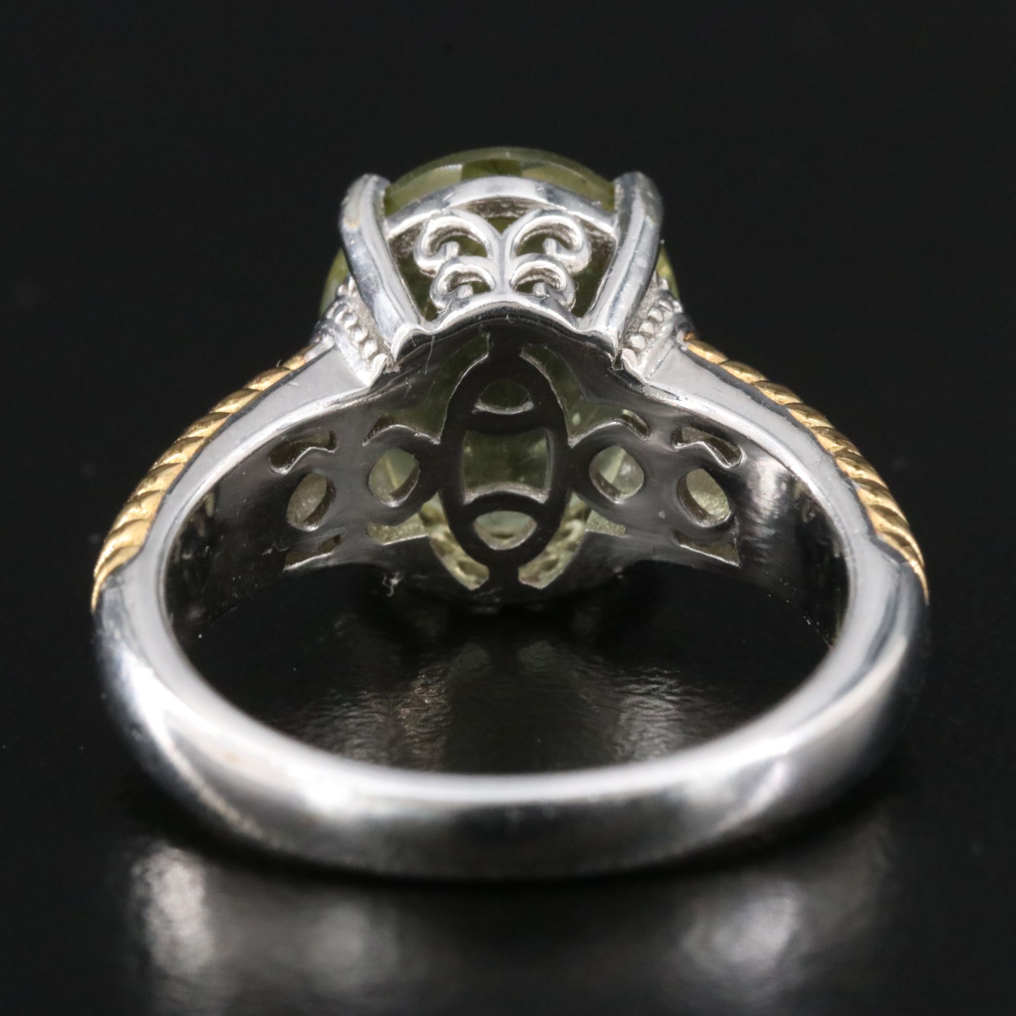 Sterling Apatite Ring