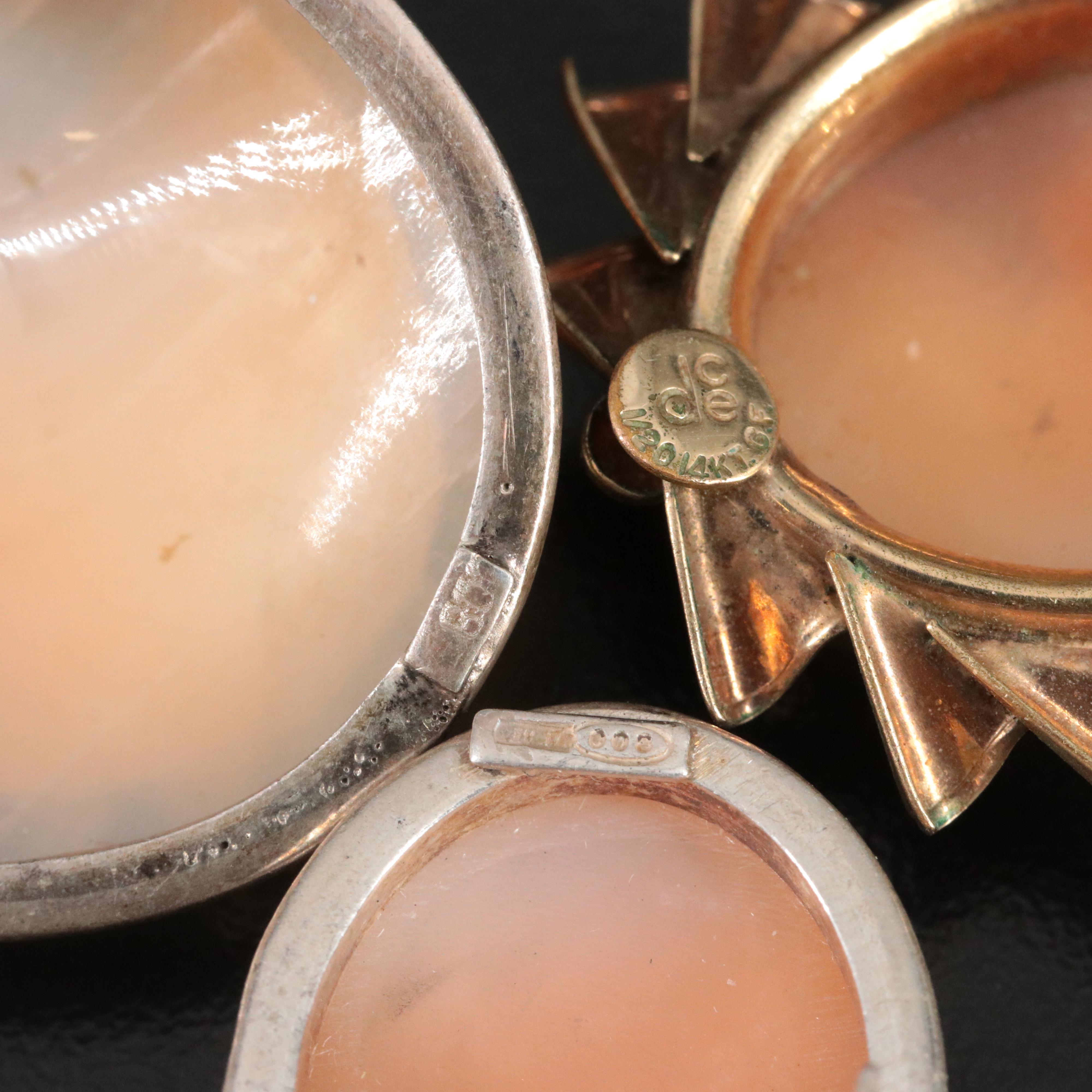Cameo Brooch and Converter Brooch Collection