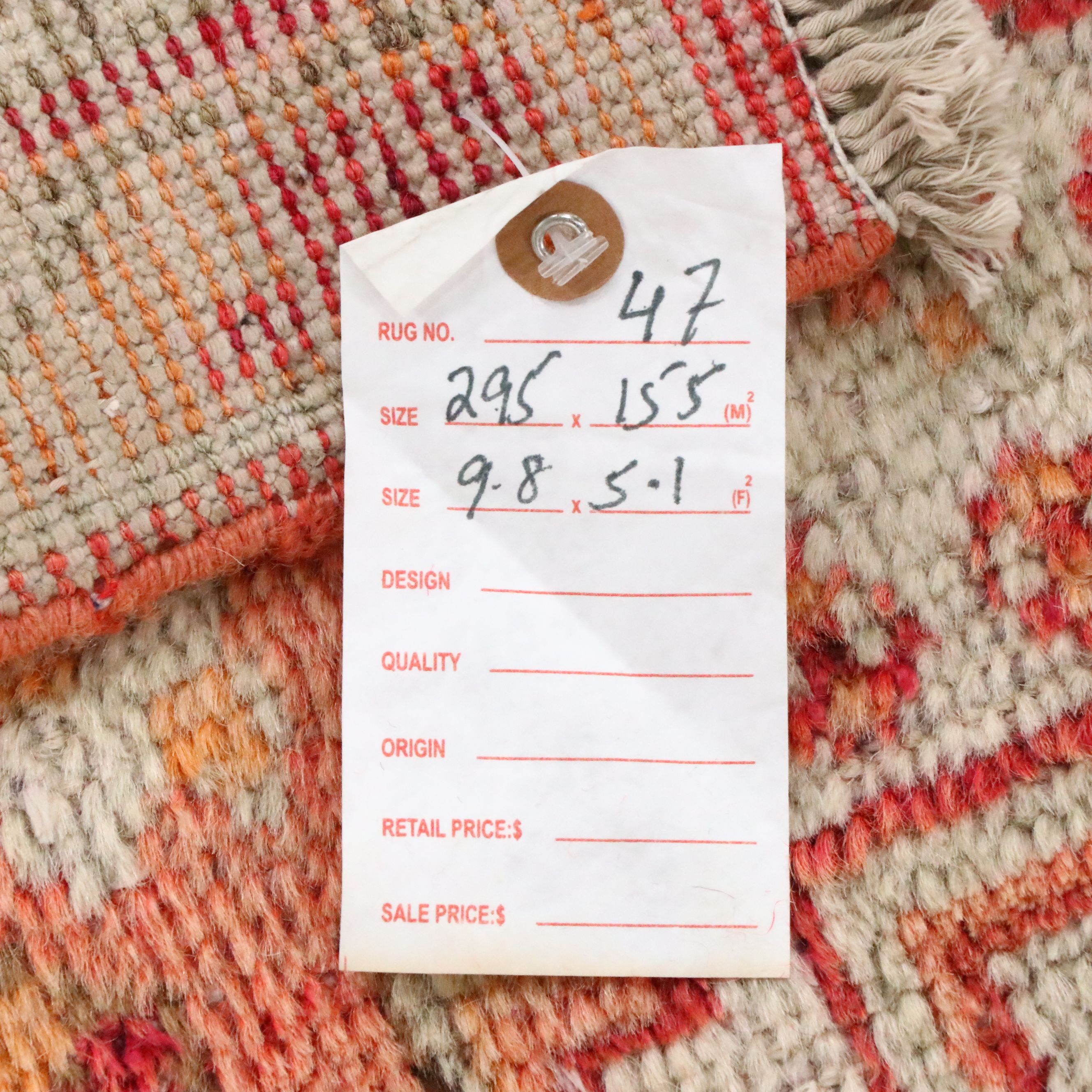 5' x 9'9 Hand-Knotted East Turkestan Khotan Area Rug