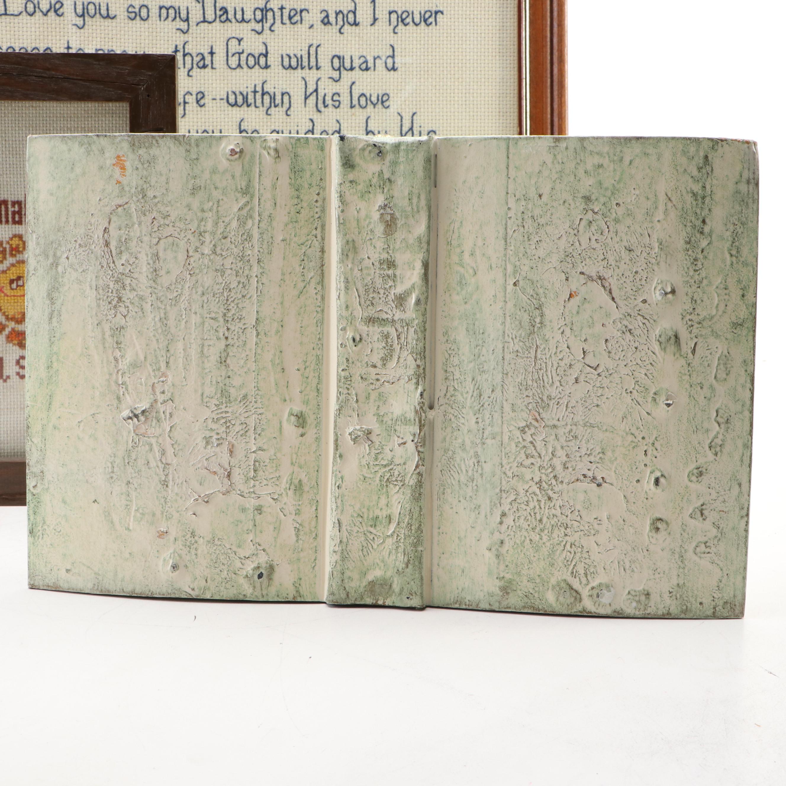 Handmade Cross-Stitch Panels and More