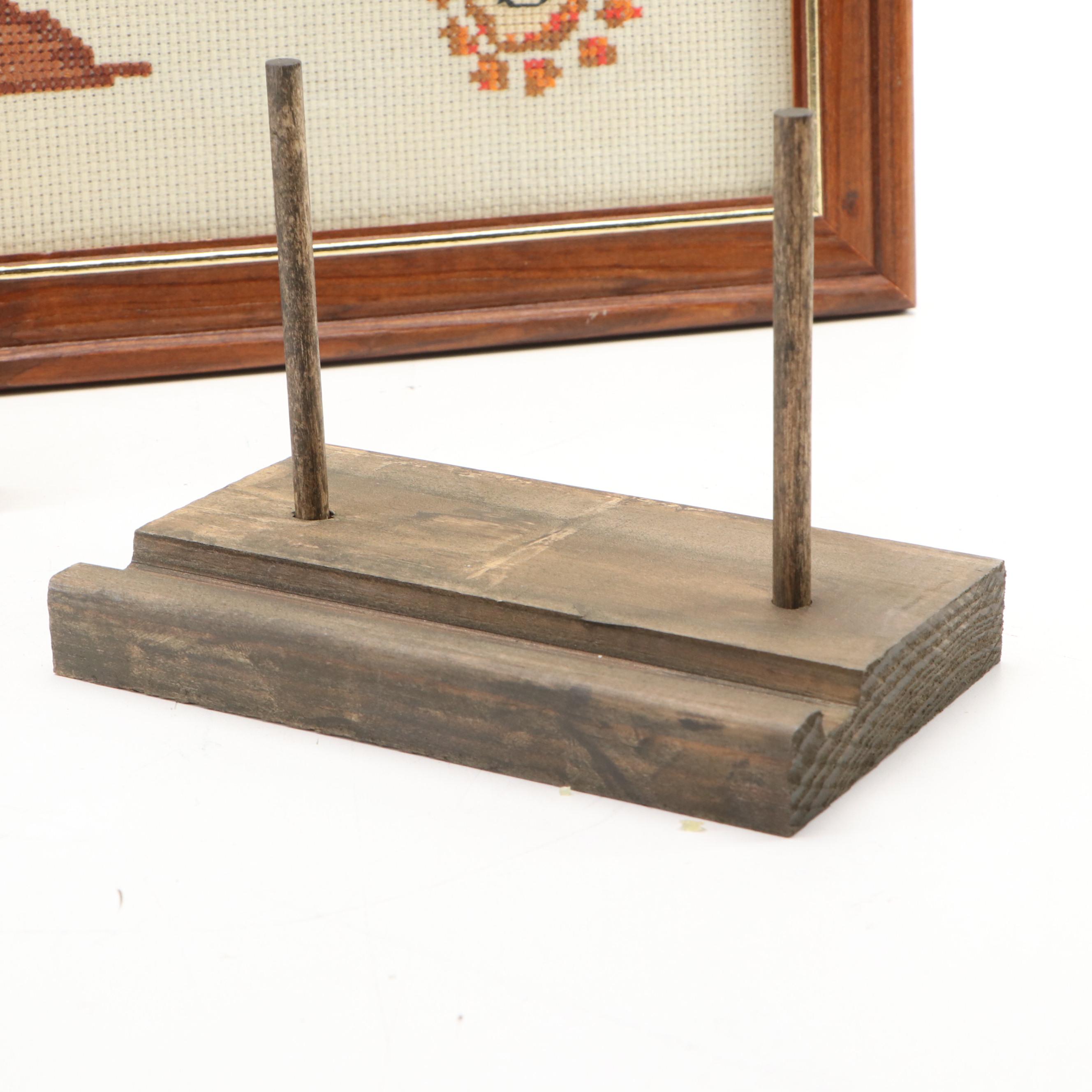 Handmade Cross-Stitch Panels and More