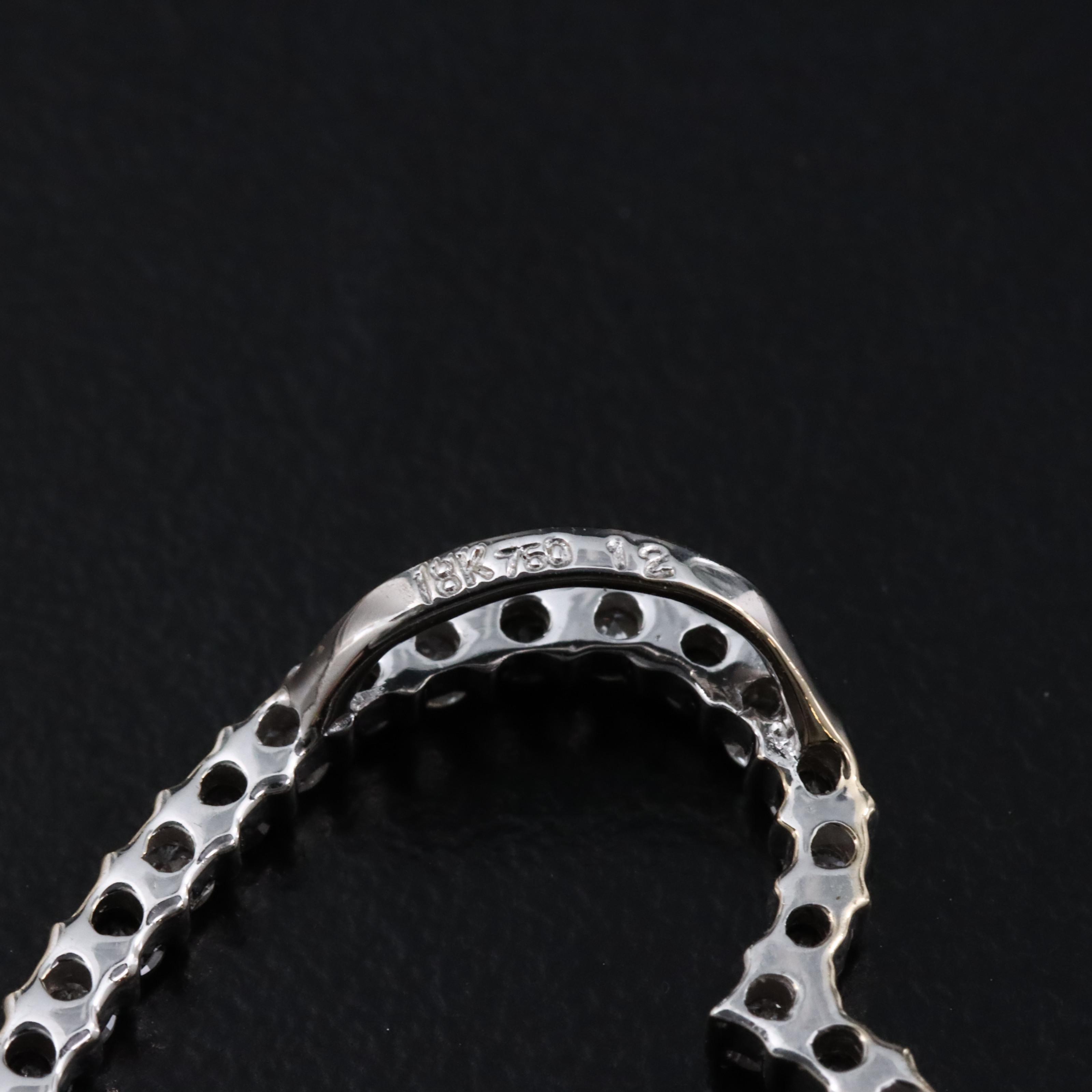 18K 0.61 CTW Diamond Heart Pendant