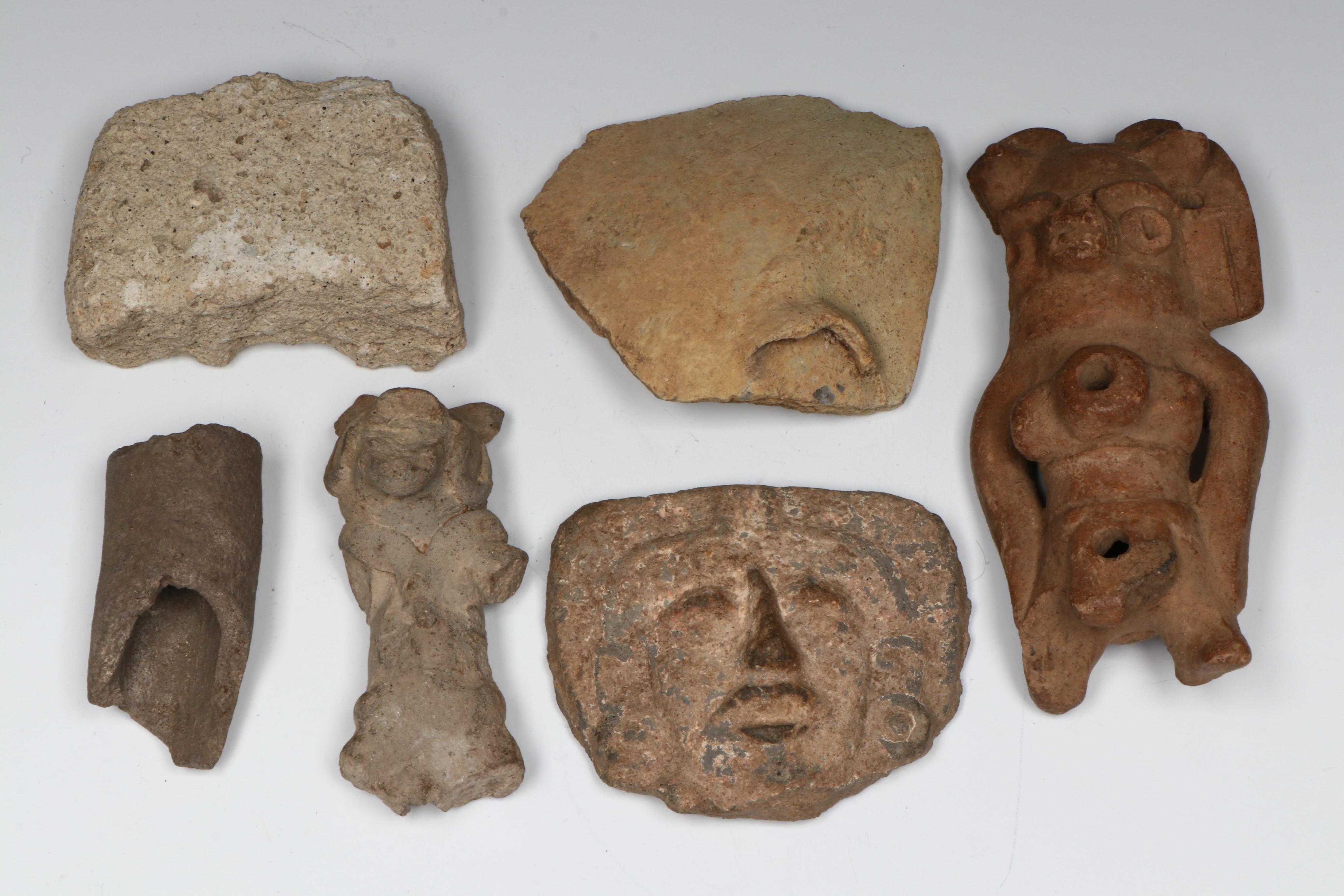 Pre-Columbian Ceramic Collection of Vessels and Effigy Figurines