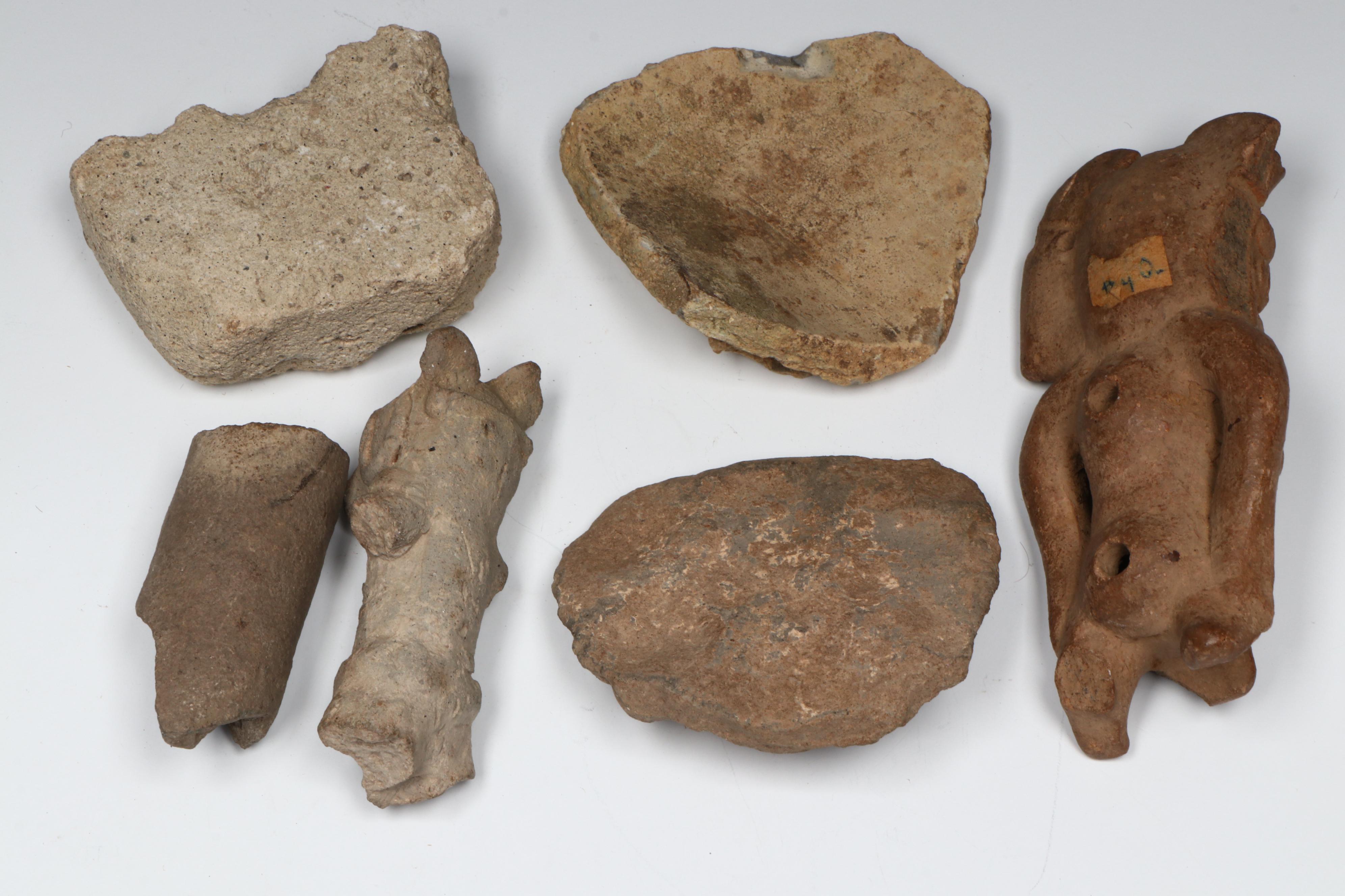 Pre-Columbian Ceramic Collection of Vessels and Effigy Figurines