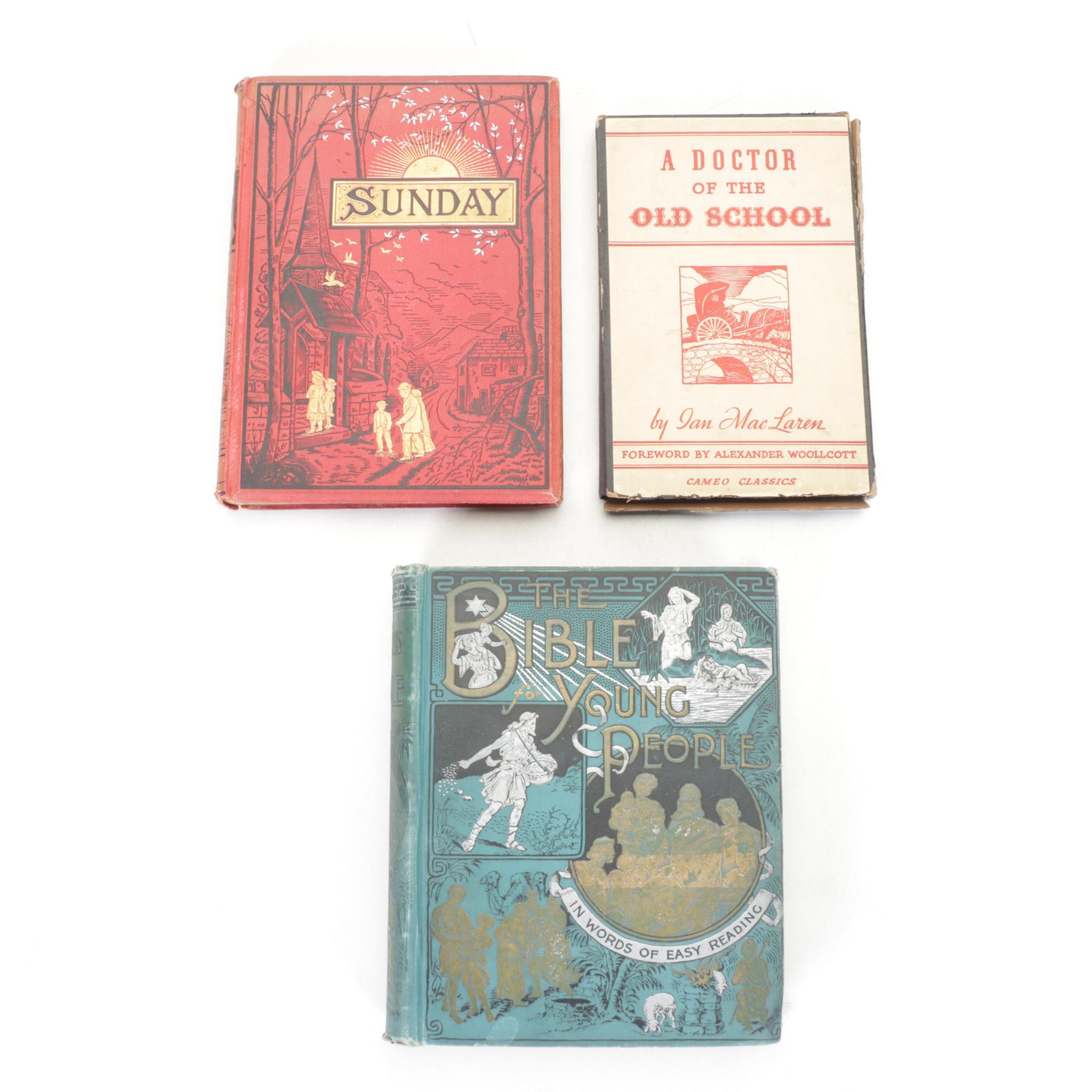 "The Bible for Young People" & Other Christian Books