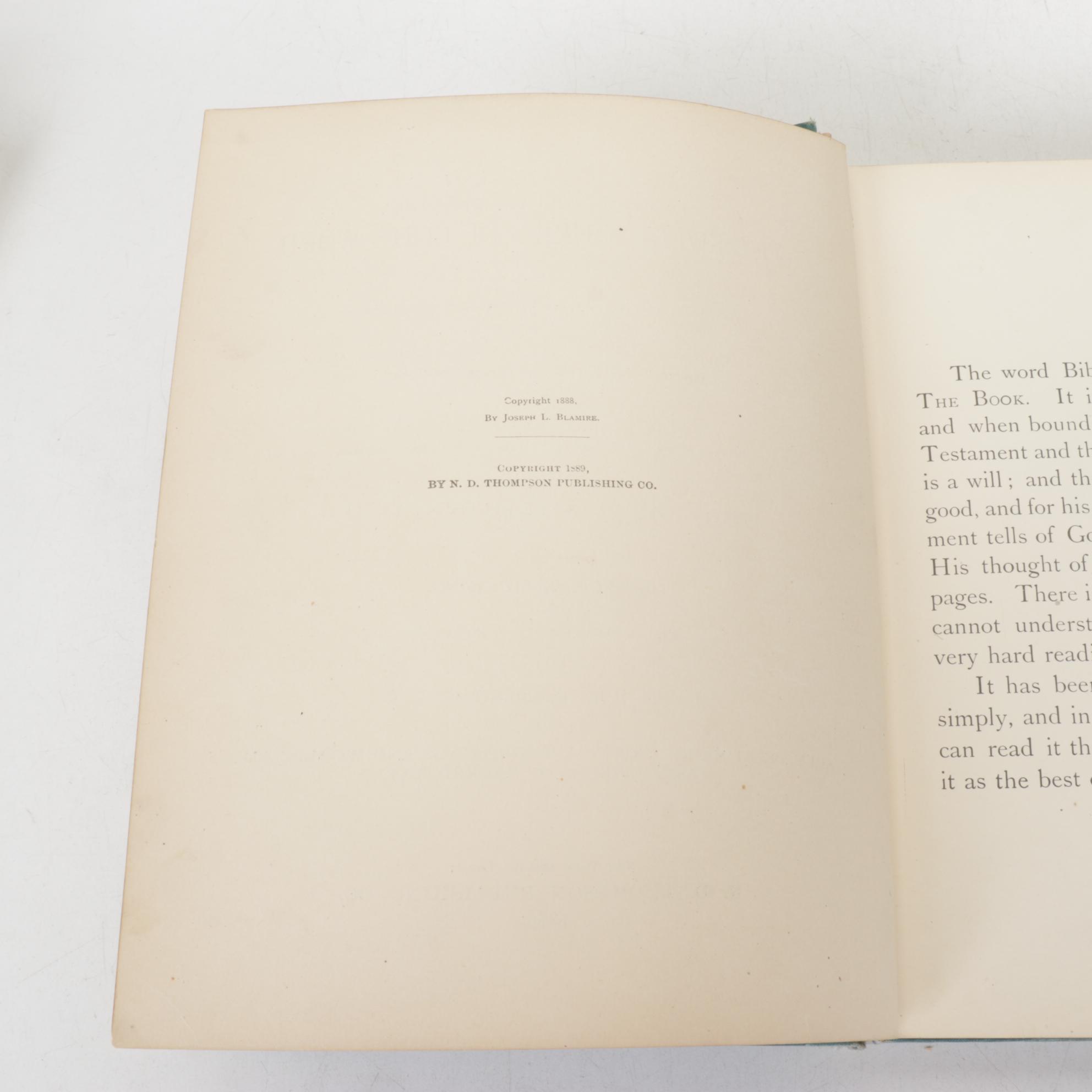 "The Bible for Young People" & Other Christian Books