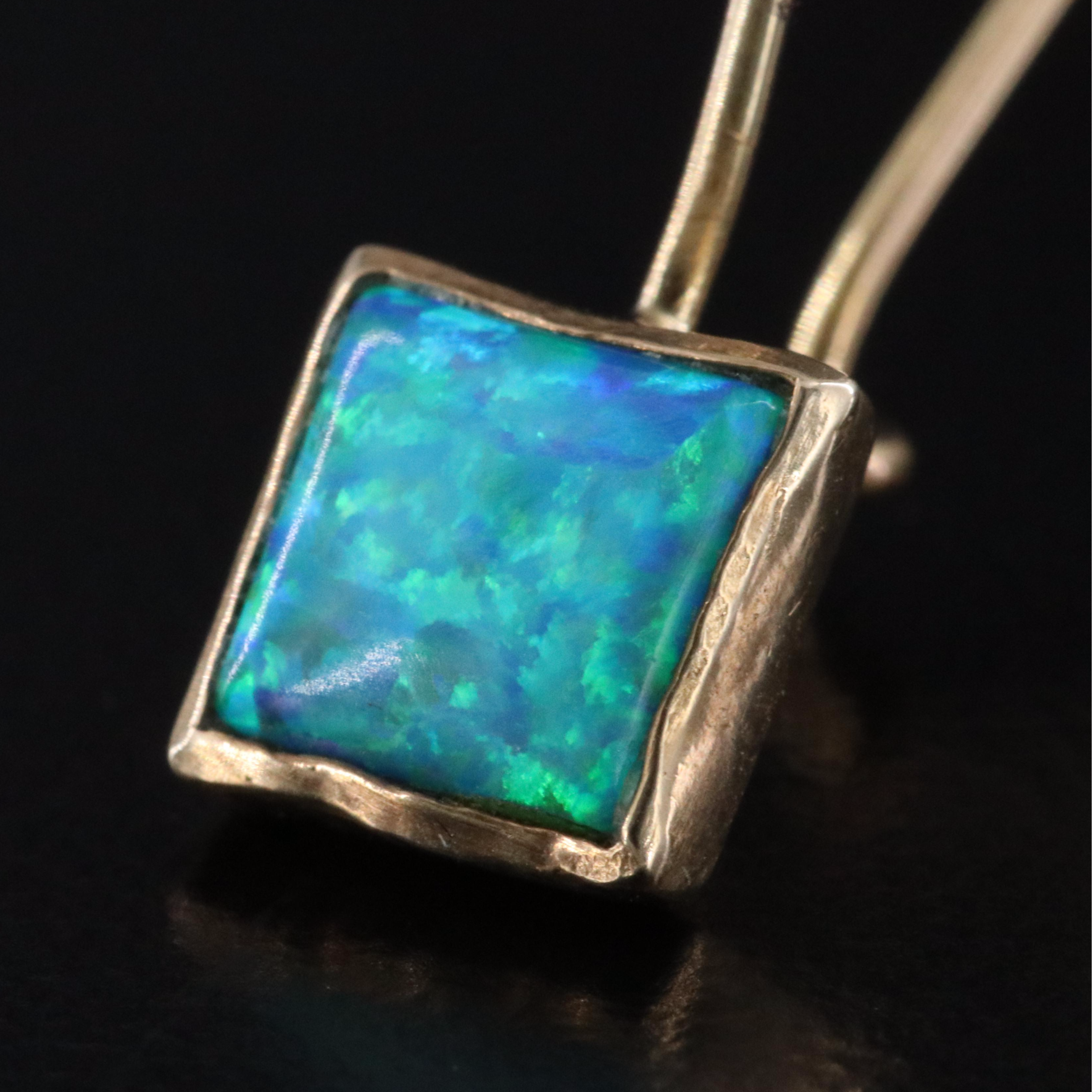14K Opal Earrings
