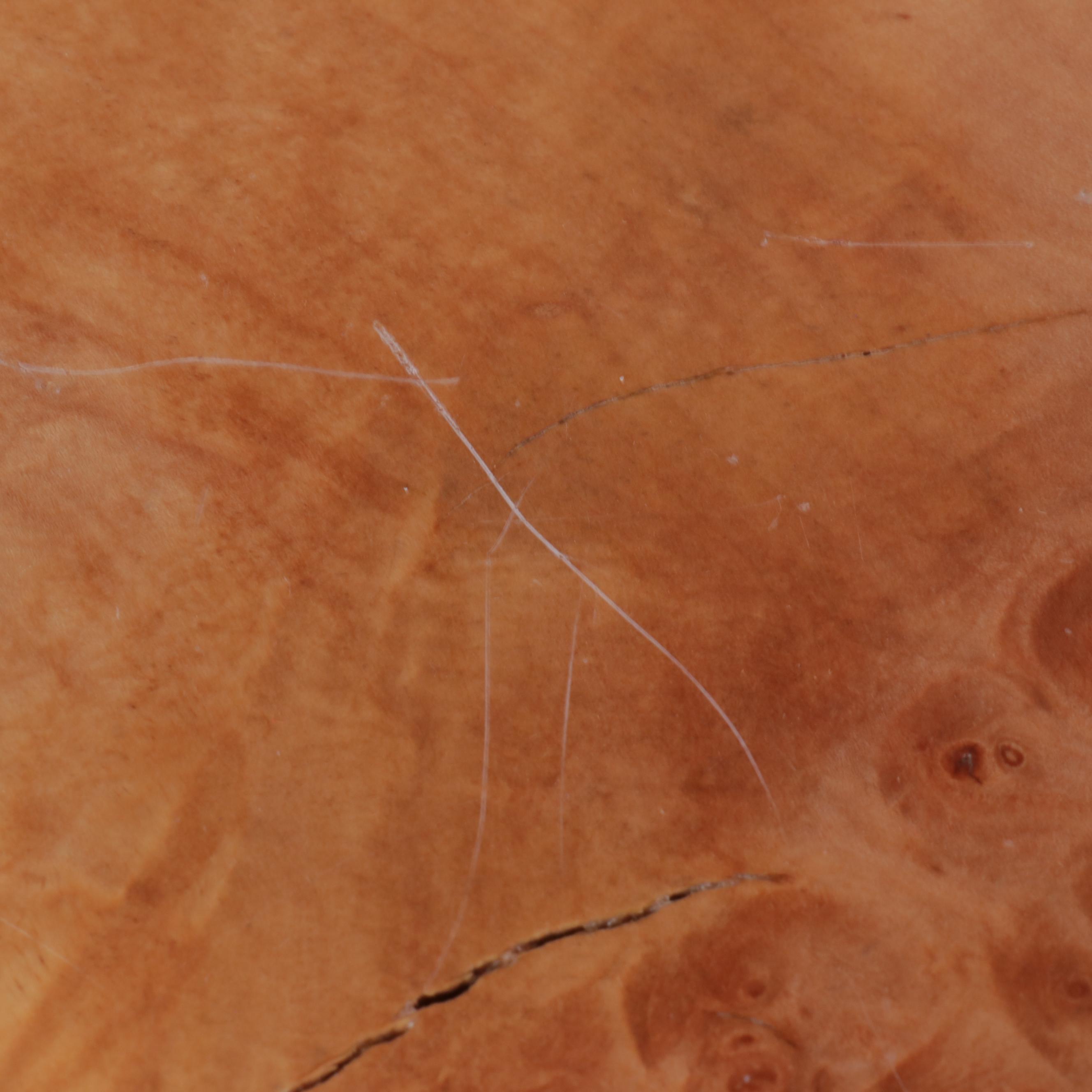 The Payne Woodshop Industrial Style Two-Tiered Wood Slab Console Table