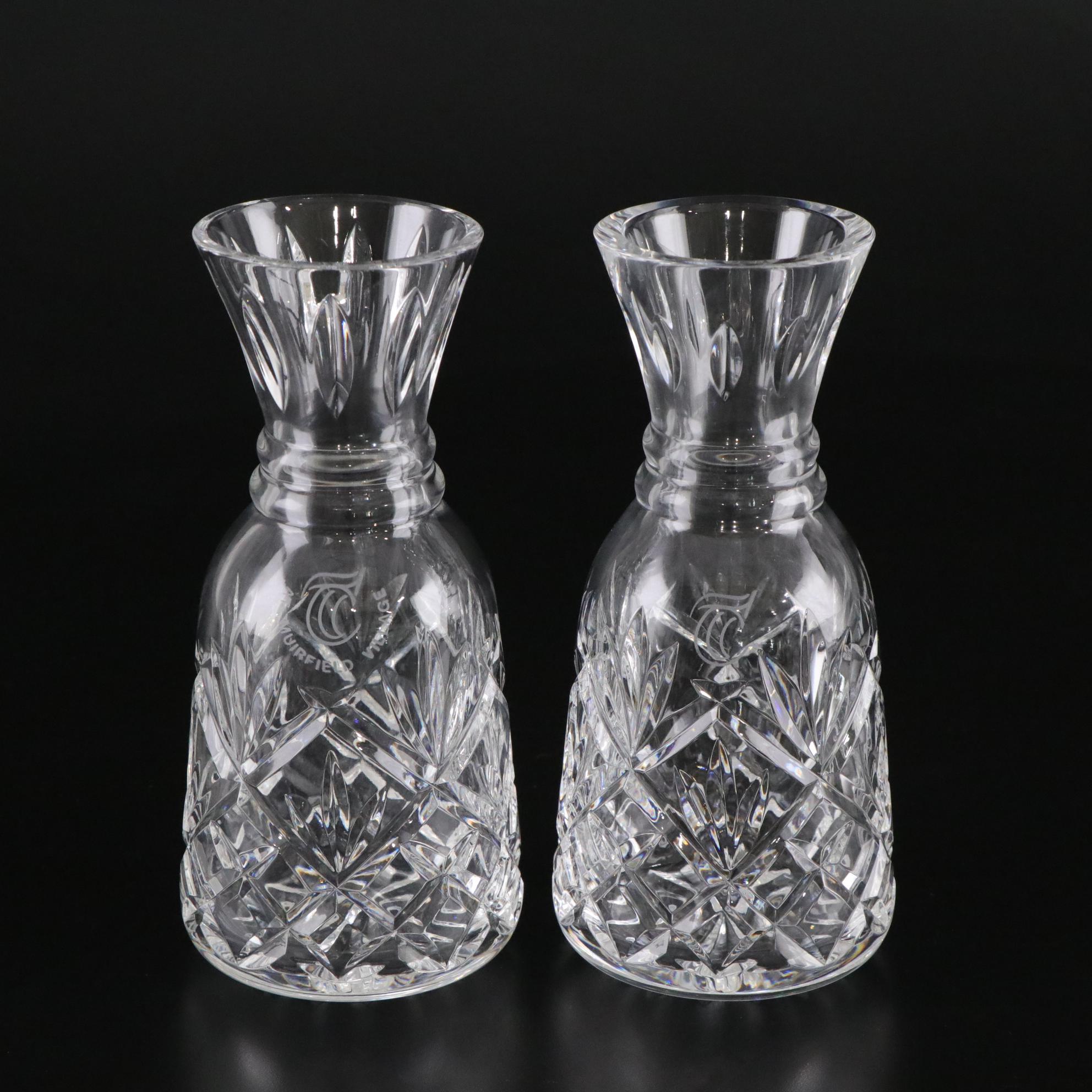 Pair of Waterford Crystal "Innisfree" Carafes