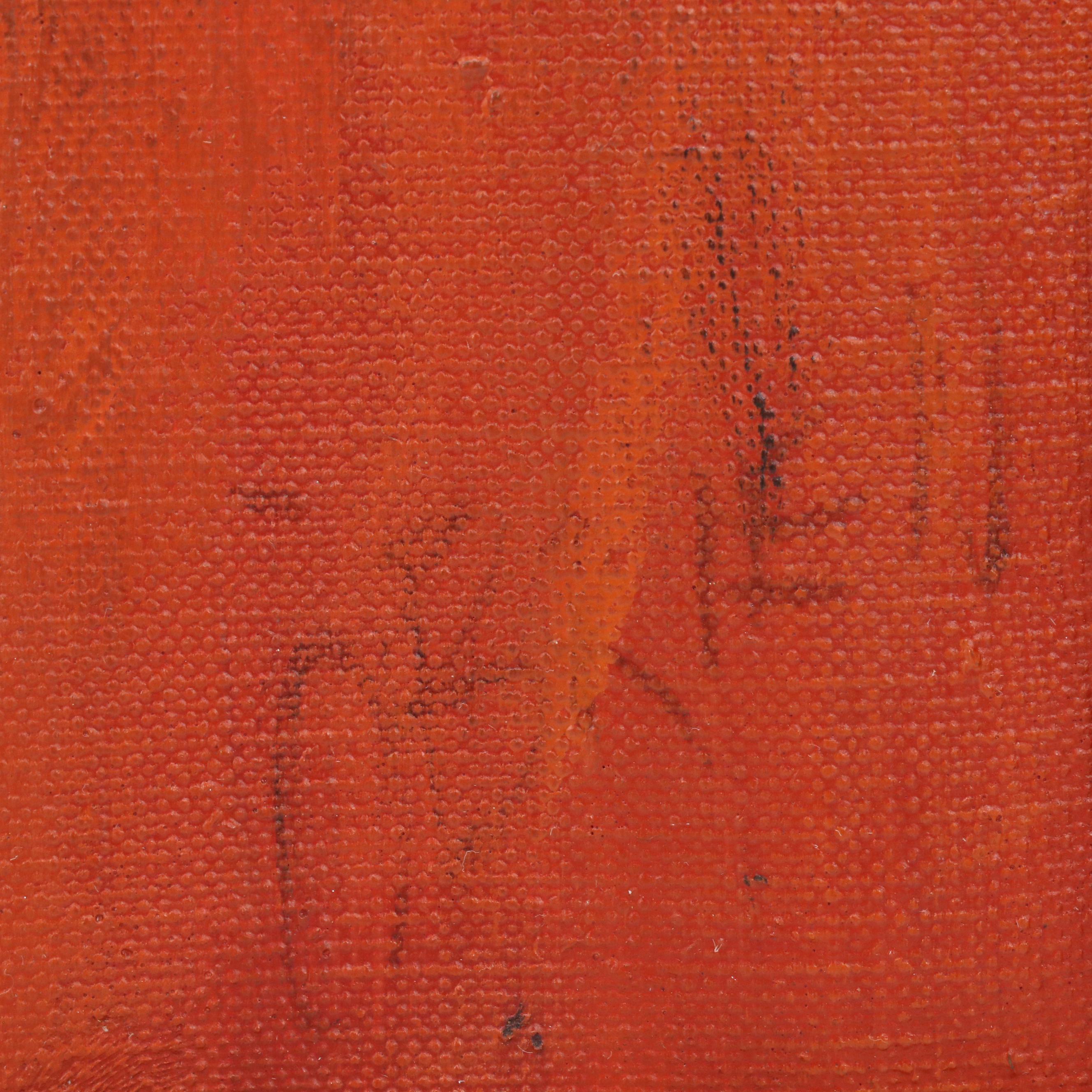 Abstract Expressionist Style Figurative Oil Painting