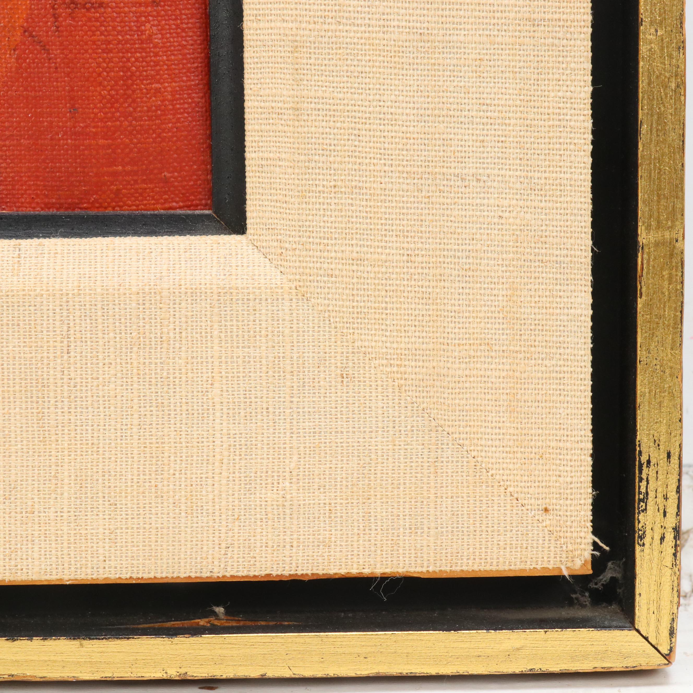 Abstract Expressionist Style Figurative Oil Painting