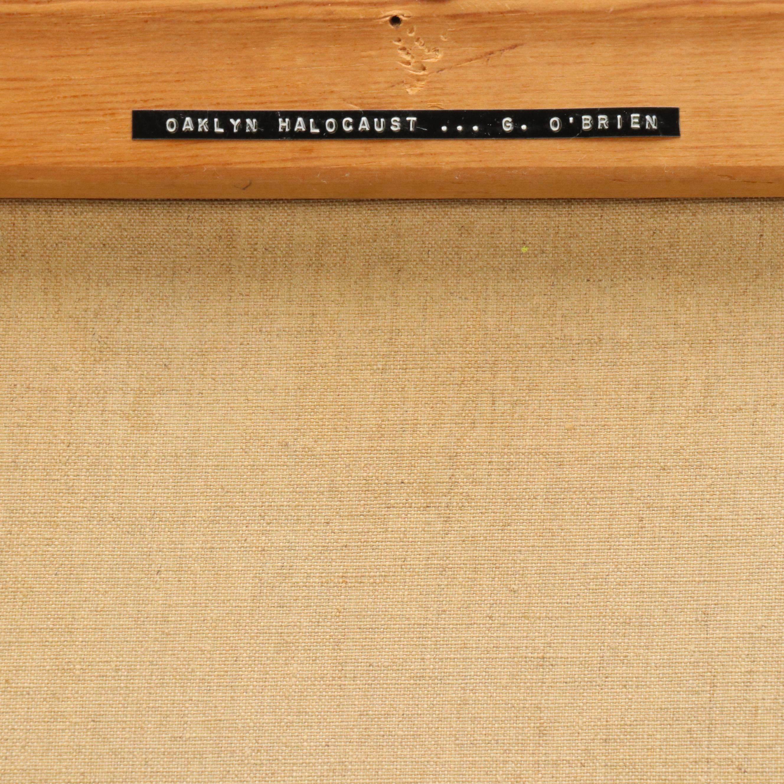 Abstract Expressionist Style Figurative Oil Painting