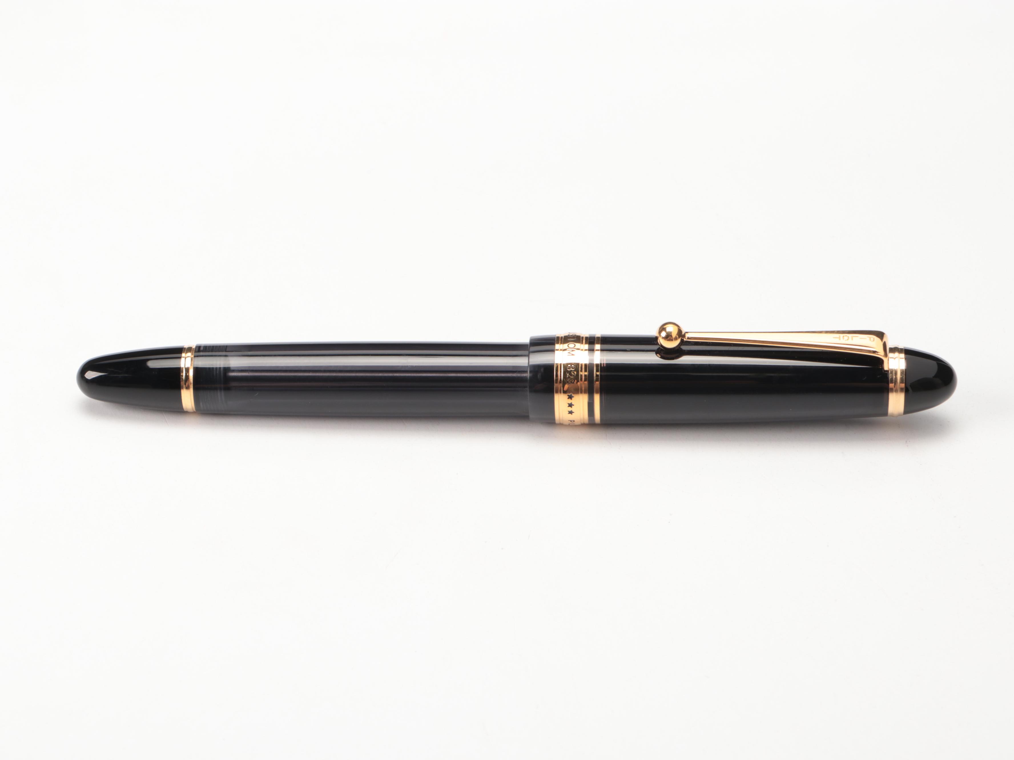 Pilot "Custom 823" Black Smoke Fountain Pen