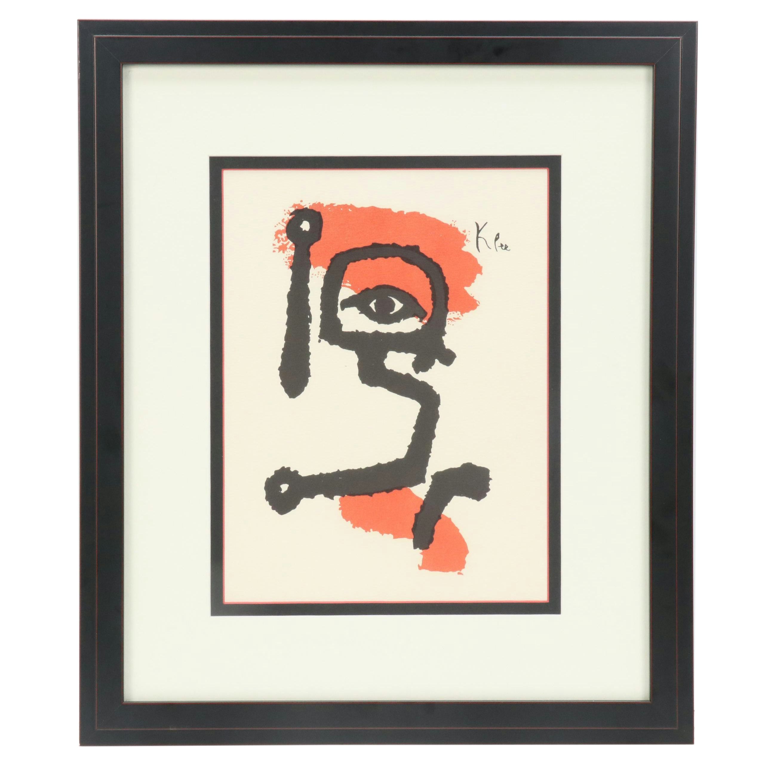 Lithograph After Paul Klee "Der Paukenspieler"