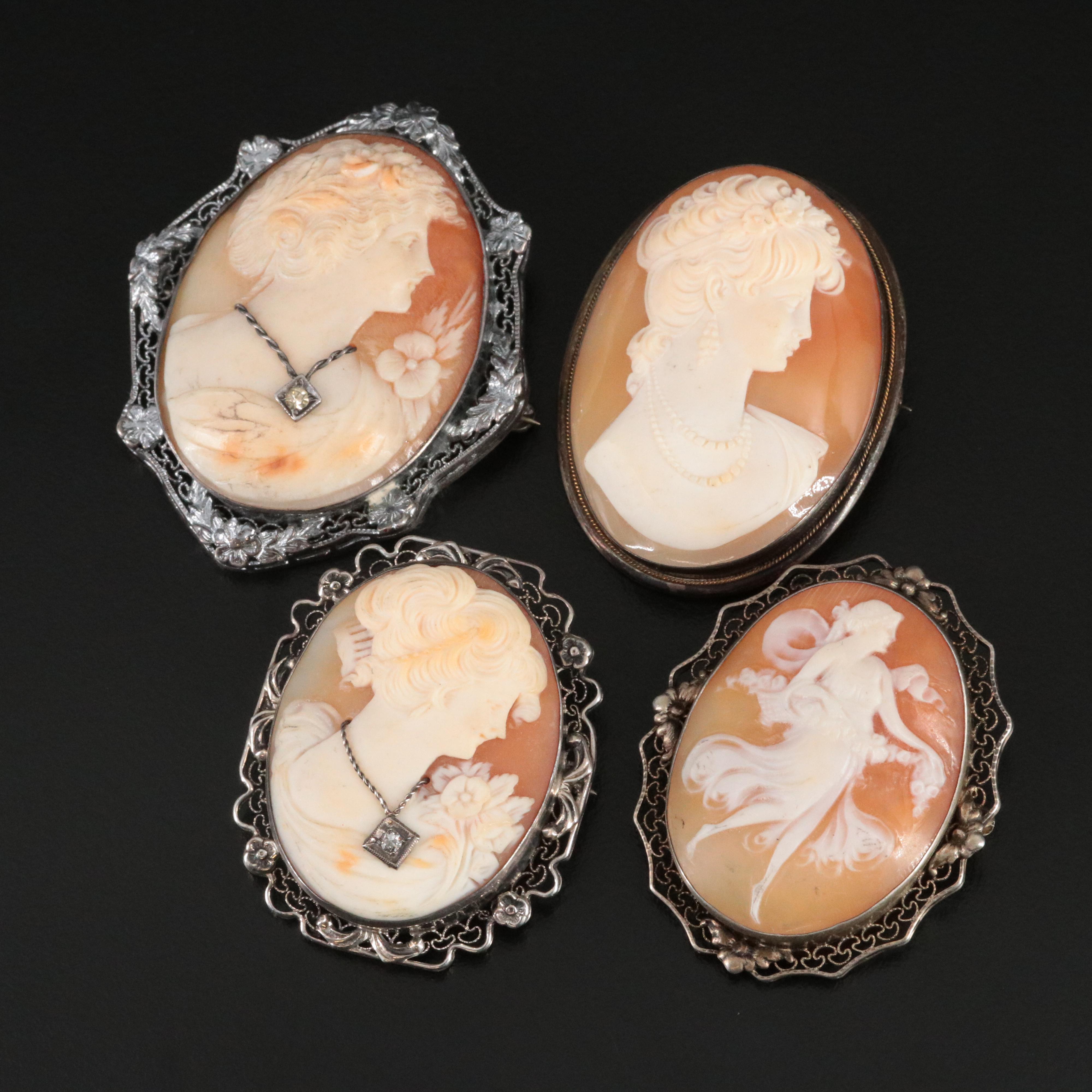 Habillé Cameos Featured in Cameo Collection with Diamonds and Rhinestones