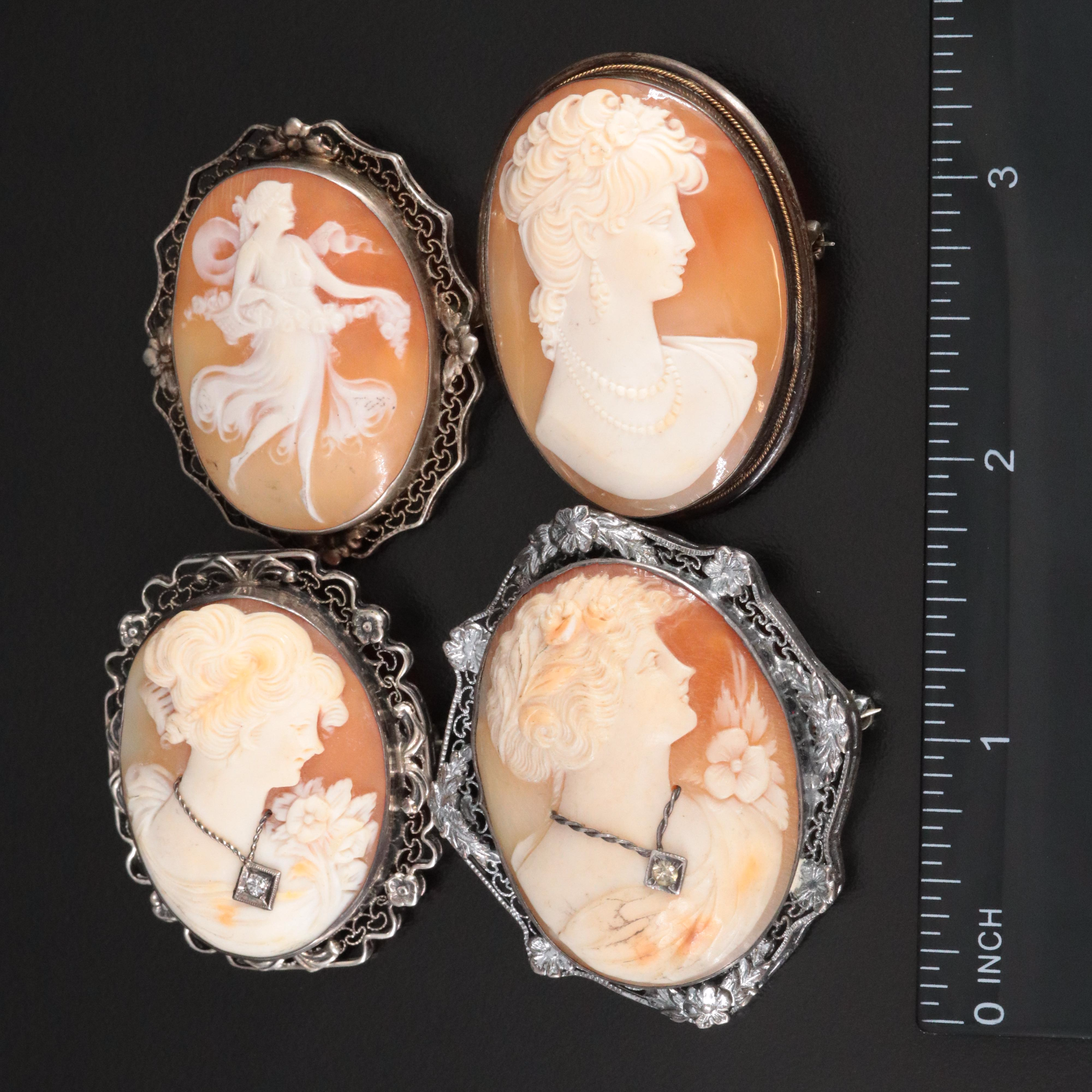 Habillé Cameos Featured in Cameo Collection with Diamonds and Rhinestones