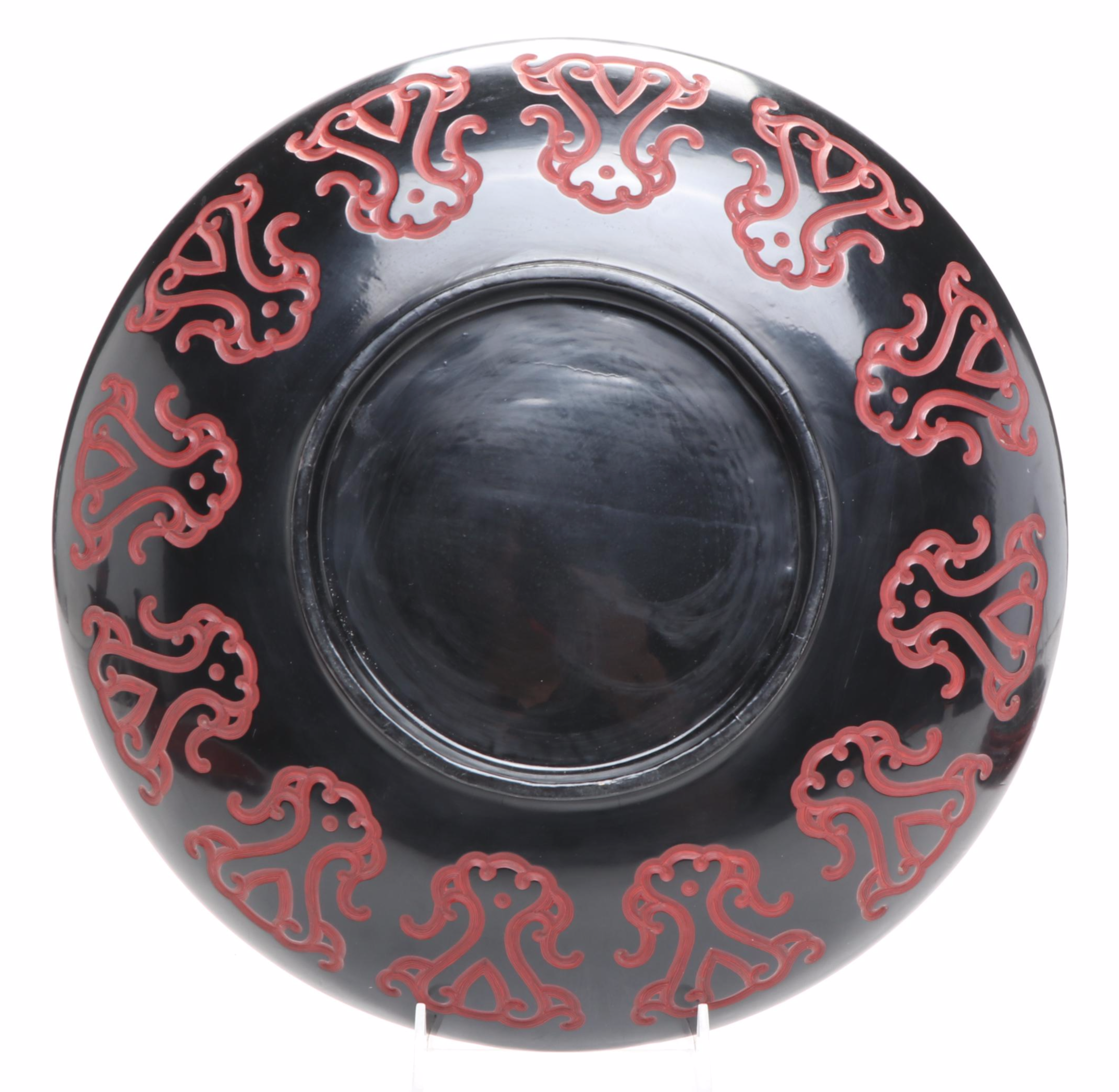 Chinese Style Lacquerware Plates and Bottles