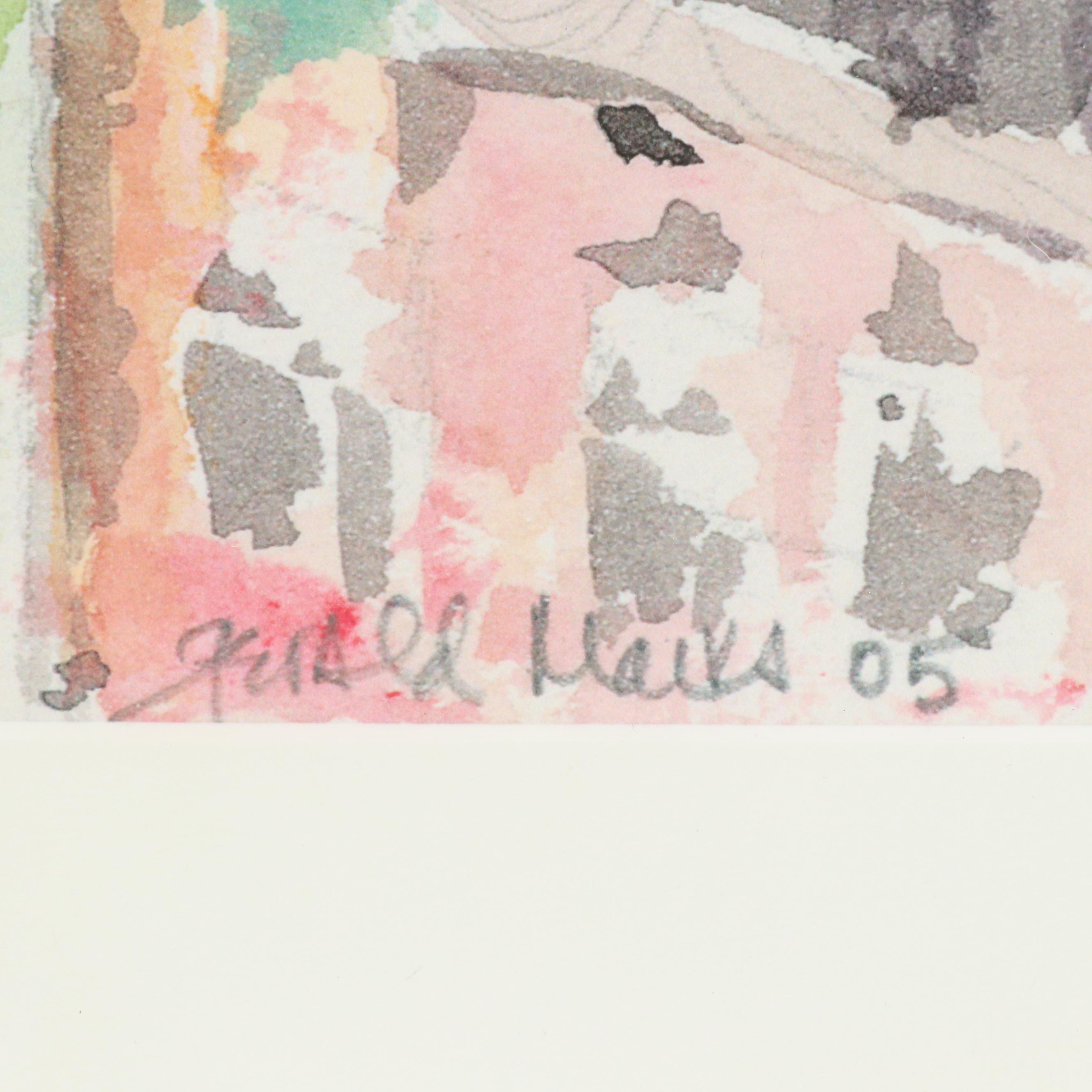 Giclée of Venetian Canal Scene, 21st Century