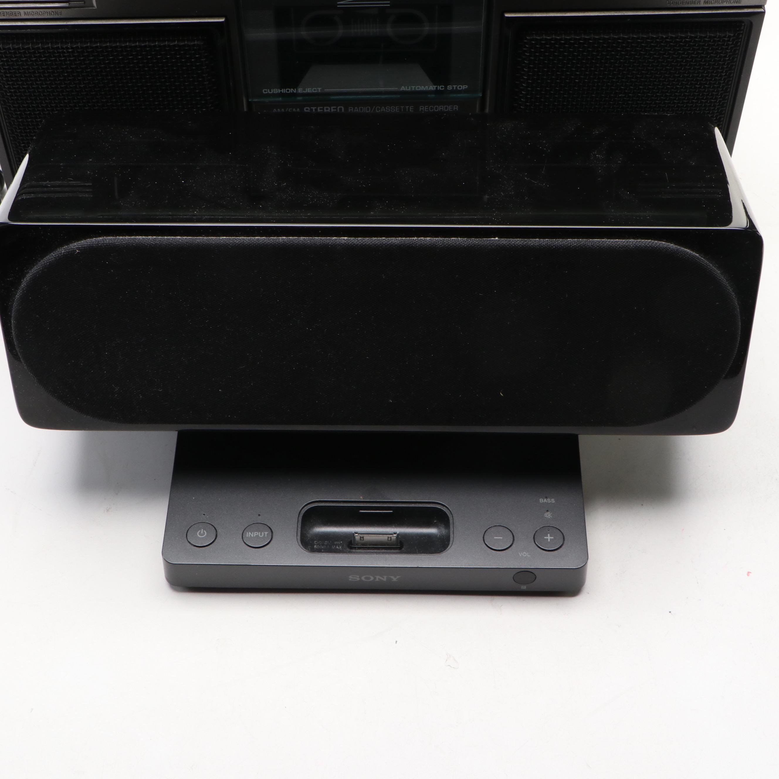 Sony SRS-GU10iP Speaker System, General Electric Cassette Player and More